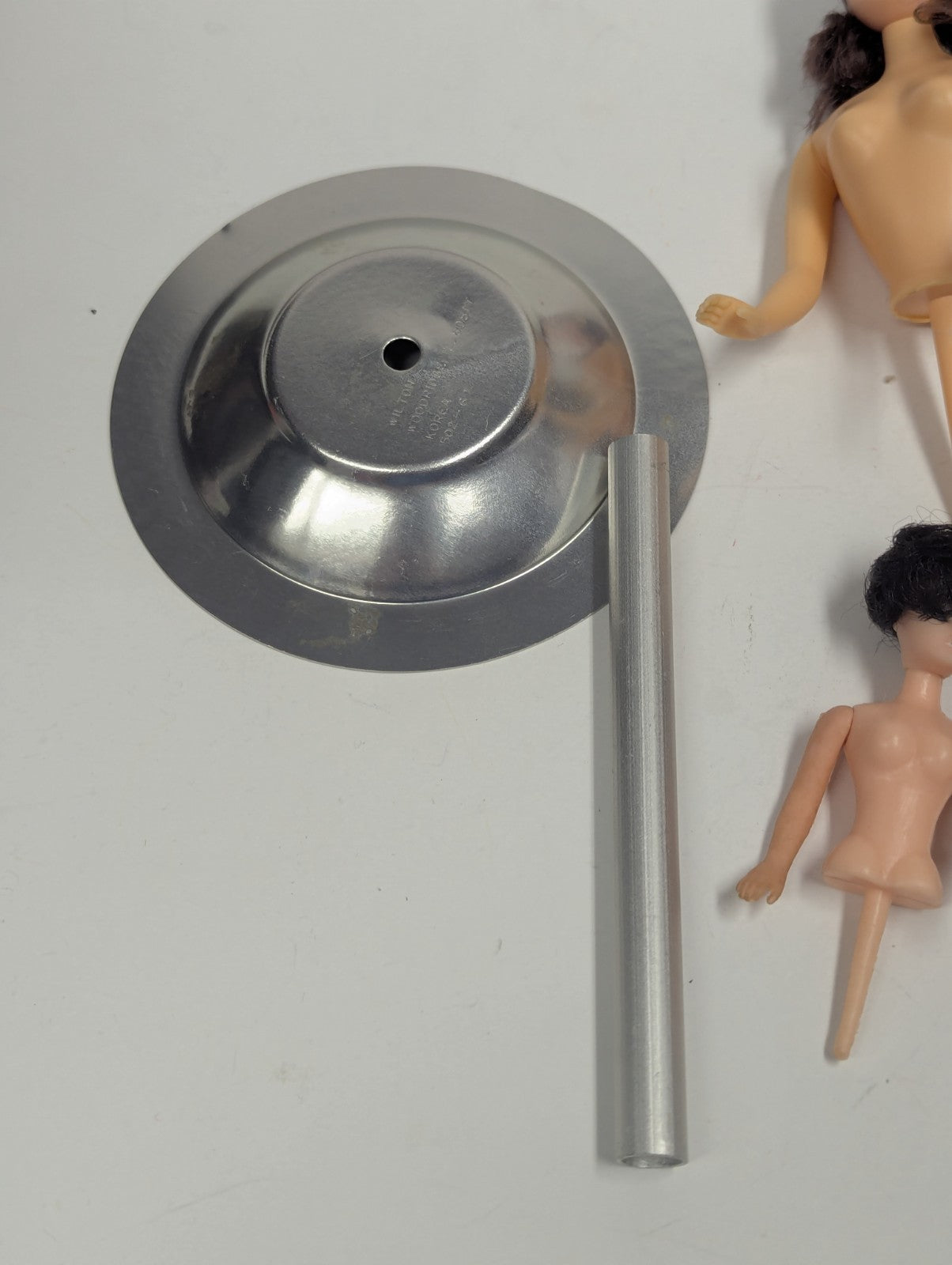 Vintage Wilton Half Doll Cake Toppers 70's w/t Hair & Sleeping Eyes Lot
