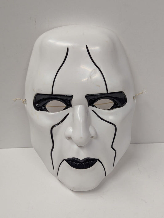 1998 Vintage  WCW Original STING Mask White (HARD PLASTIC)