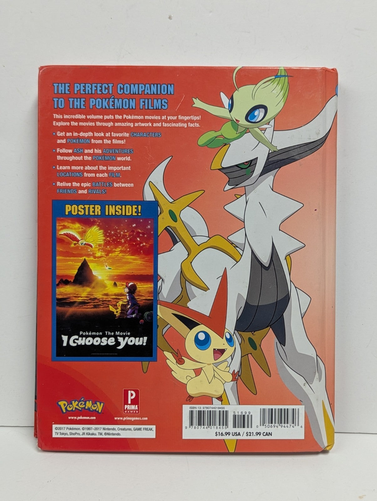 Pokemon Movie Companion Hardback Book by Prima Games Missing Poster