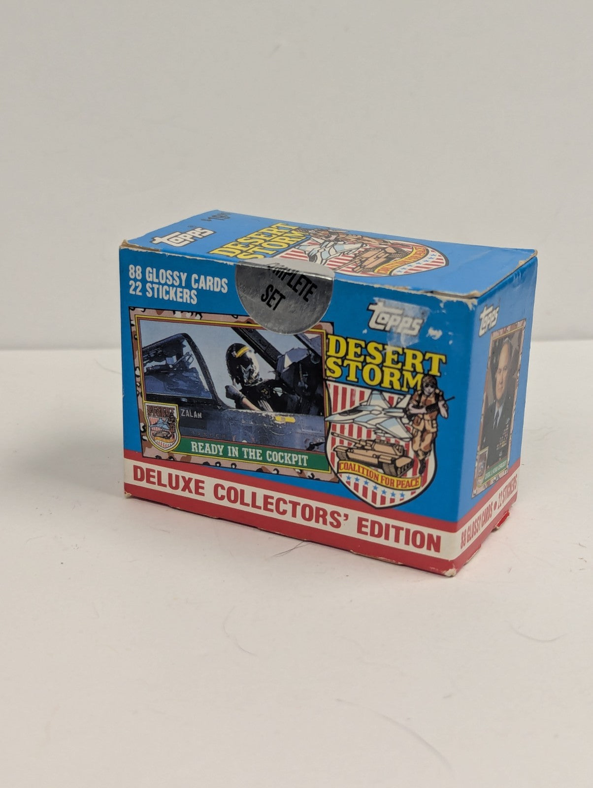 Vintage 1991 Topps Desert Storm Deluxe Collectors’ Edition UNOPENED Complete Set