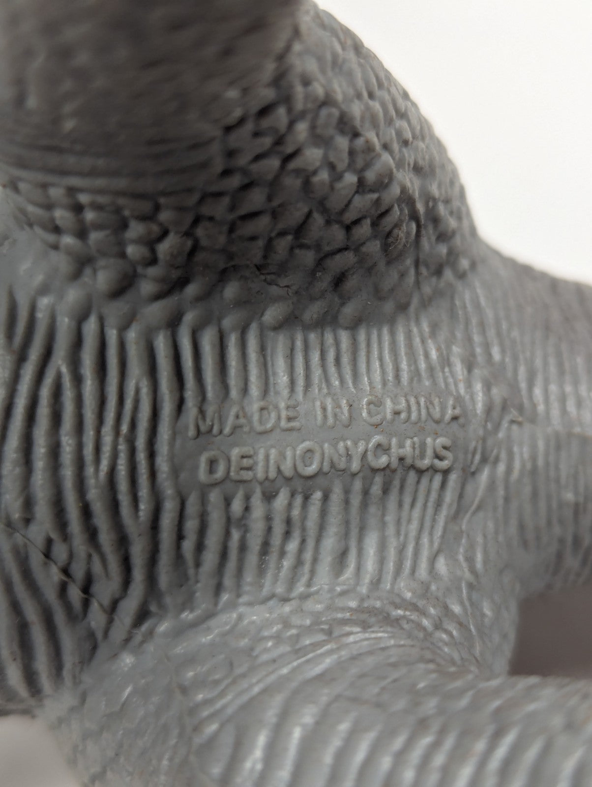 Vintage 9” Plastic Dinosaur DEINONYCHUS Imperial Toy Figure