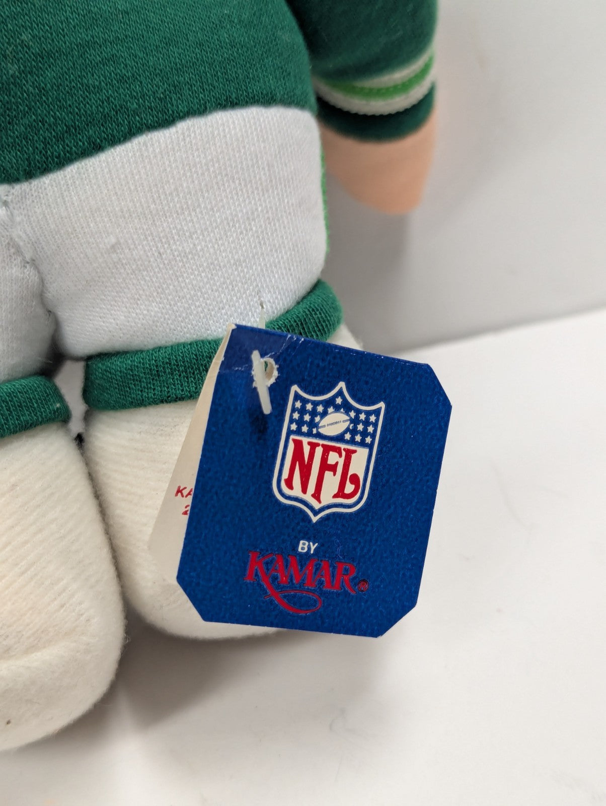 Vintage Kamar Moose NFL New York Jets #12  Joe Namath Plush Doll 8" w/TvTag RARE