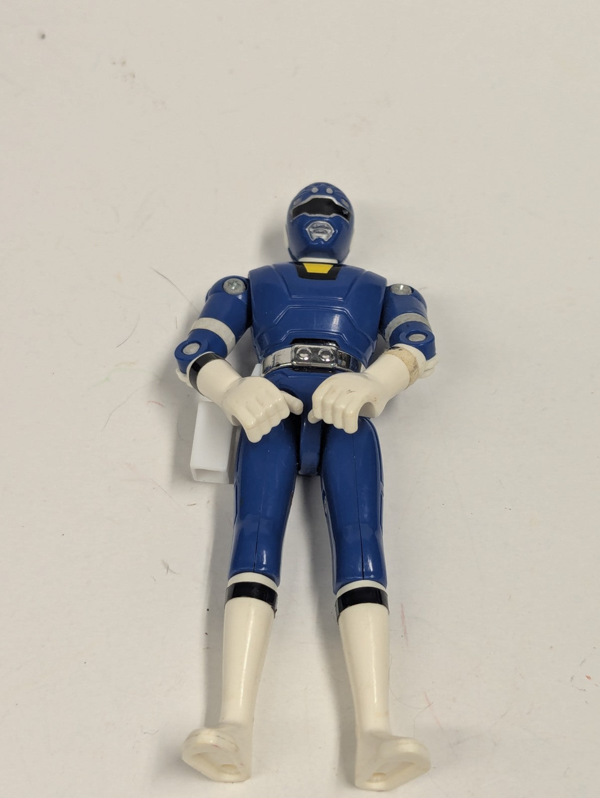 Vintage 1997 Power Rangers Turbo Rangers Blue Car & Blue Ranger
