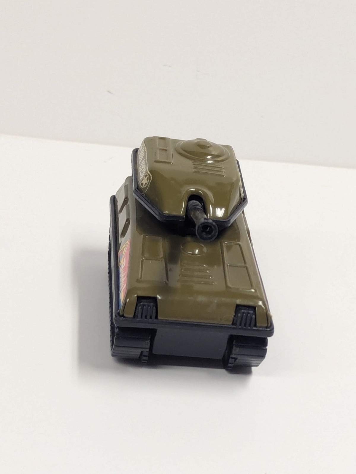 VINTAGE BUDDY L T-308 ARMY MILITARY METAL PLASTIC JAPAN TOY TANK 4 INCH LONG