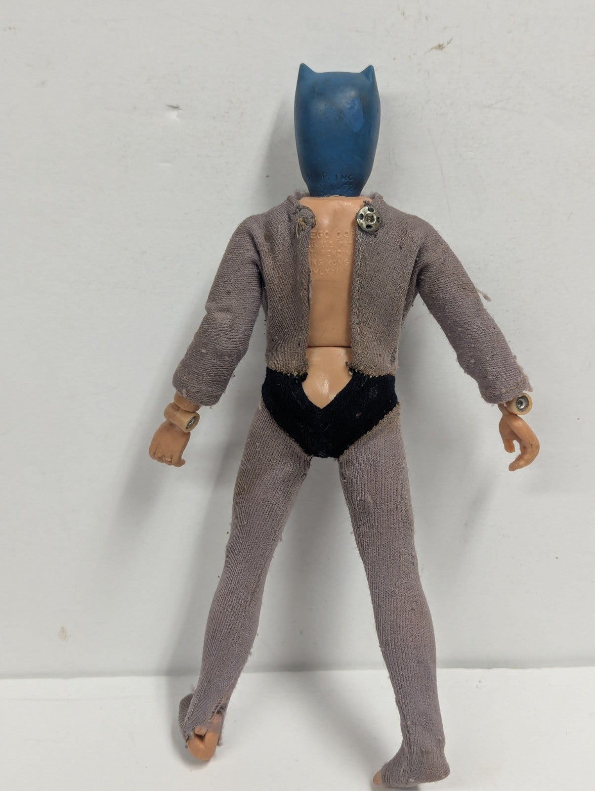 Vintage 1974 Mego Batman DC Comics 8" Original Action Figure Beat Outfit