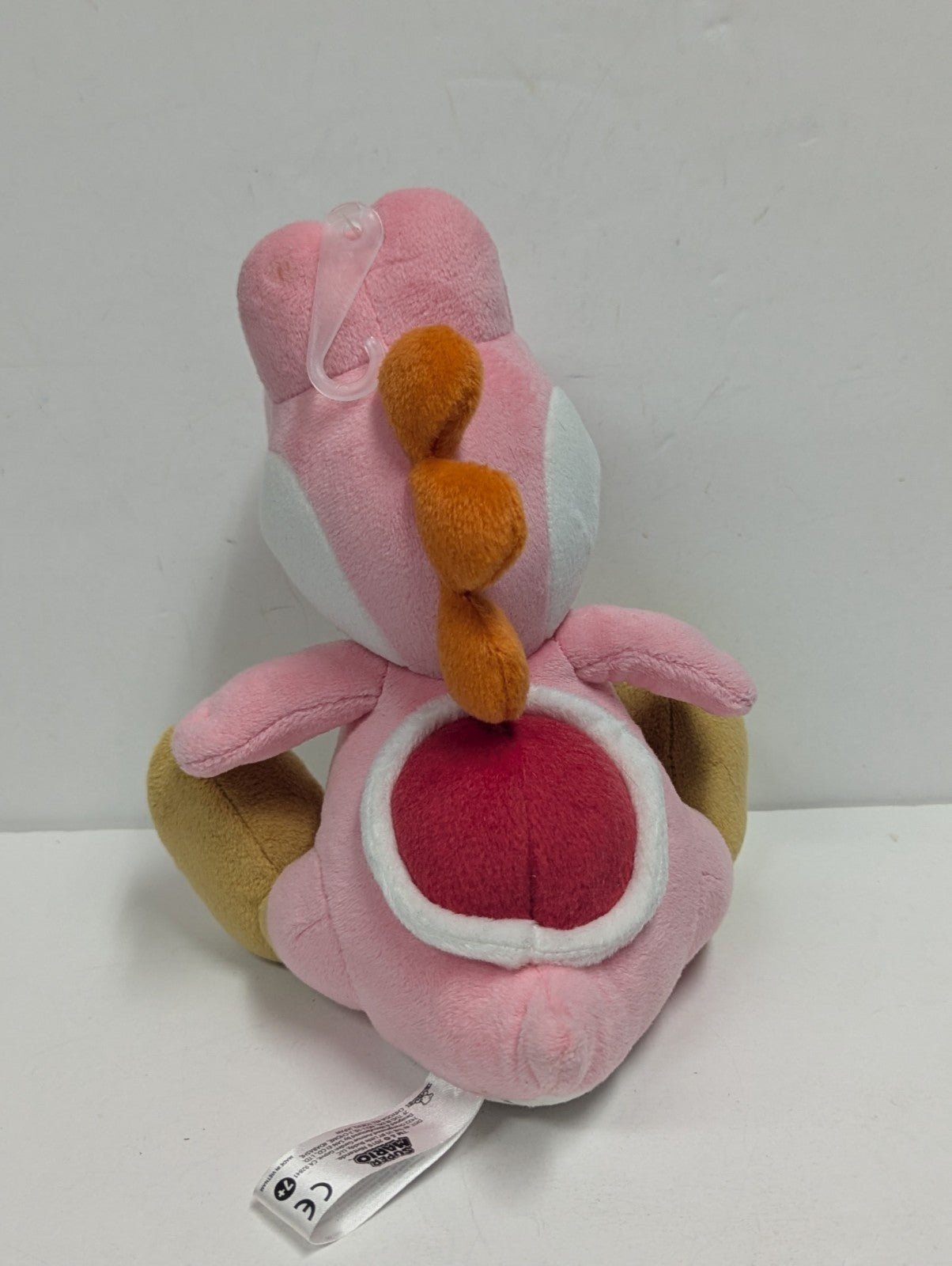 2019 Super Mario Bros Pink Yoshi Plush Genuine All Star 8"