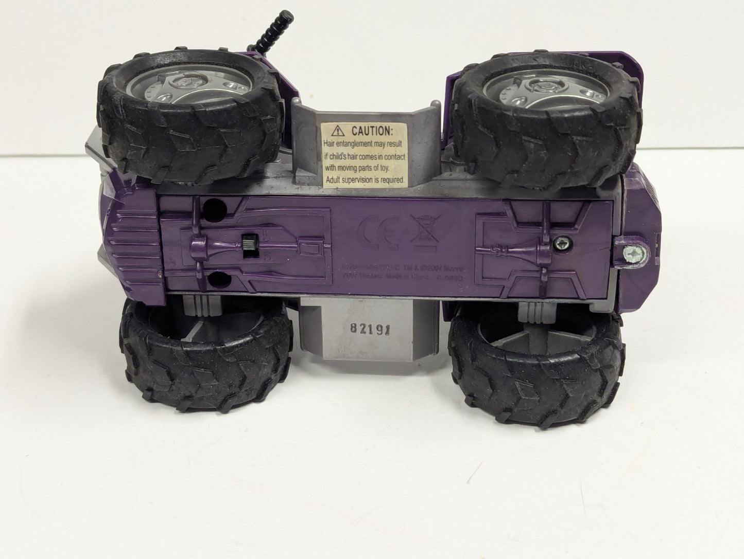 2007 Marvel Incredible HULK ATV 4-Wheeler Vehicle ZOOM N' GO