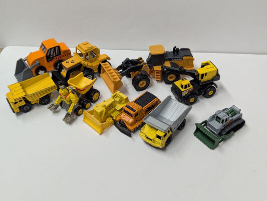 Construction Vehicle Die Cast Lot of 10 