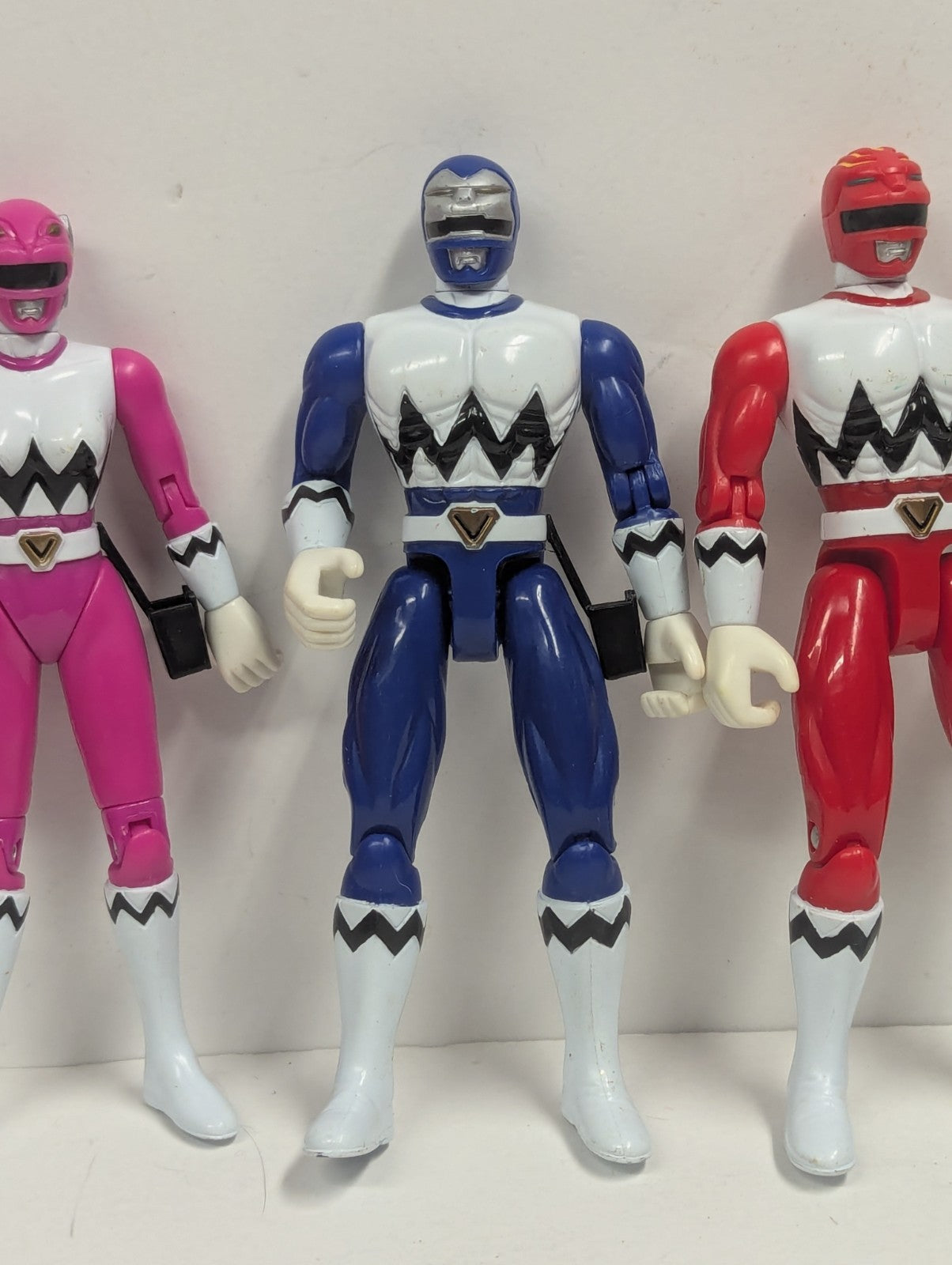 1998 Bandai Power Ranger Lost Galaxy Figure Set of 5 Figures (UNTESTED)