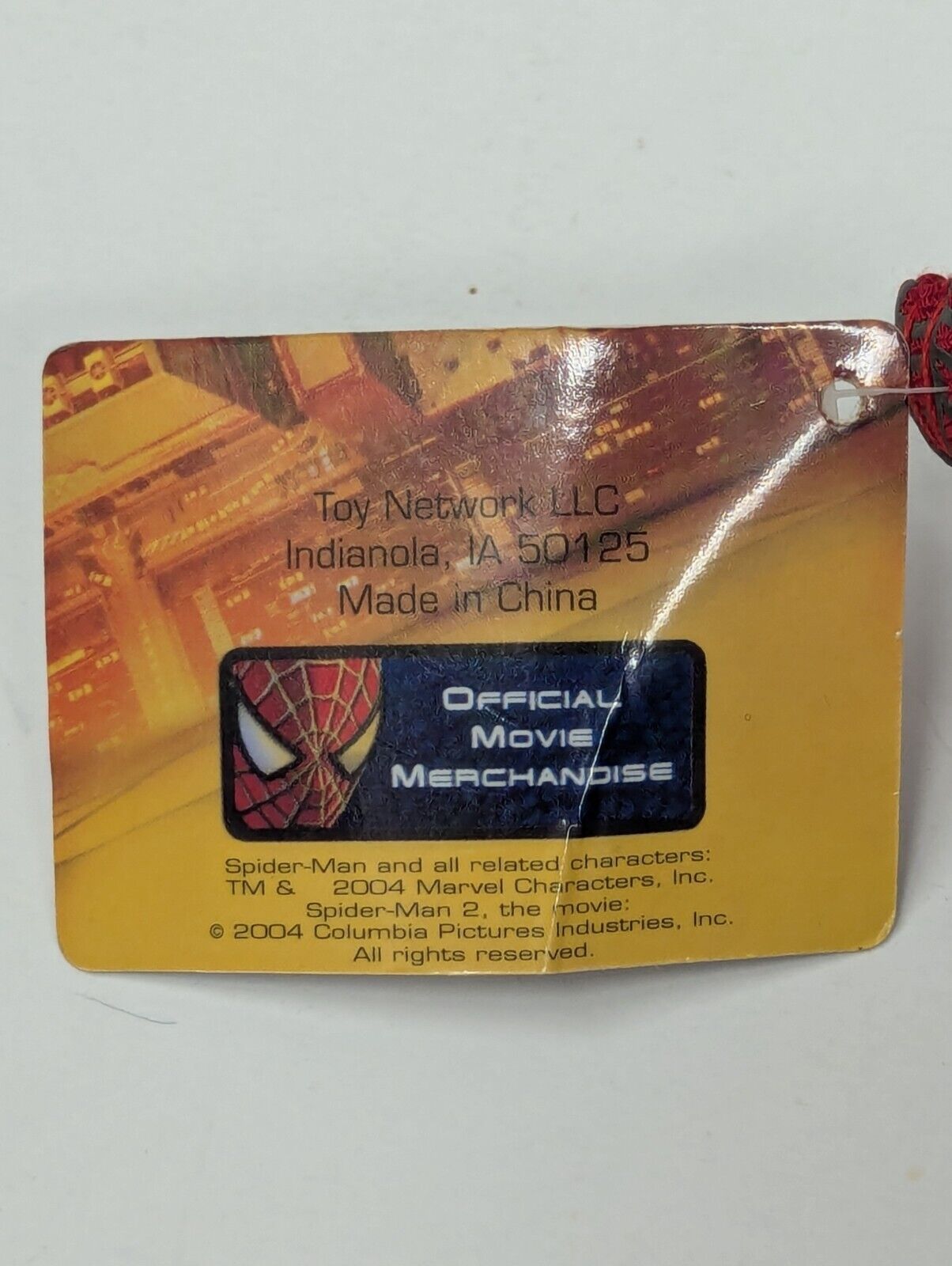 2002 Spiderman Plush Official Movie Merchandise  NWT