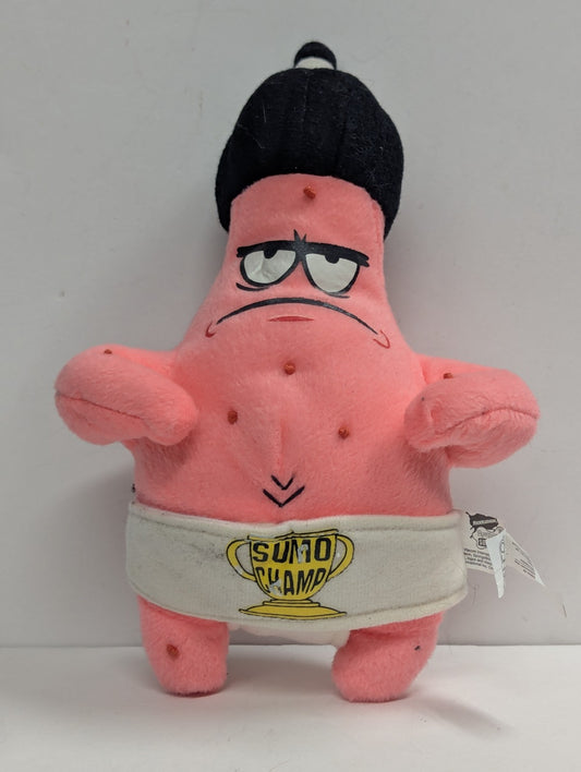 Nanco Patrick Star Vintage Sumo Wrestler Plush Y2K Nostalgia SpongeBob USED