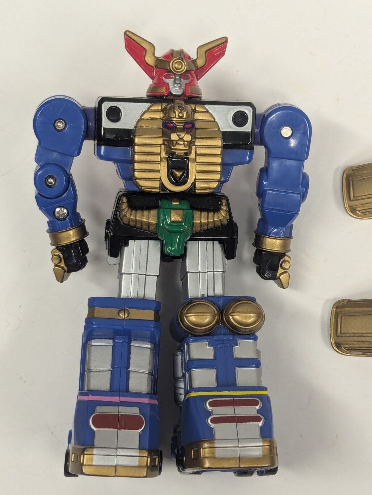 Vintage Power Rangers Zeo Megazord 5" Action Figure Zord 1996 Bandai Complete 