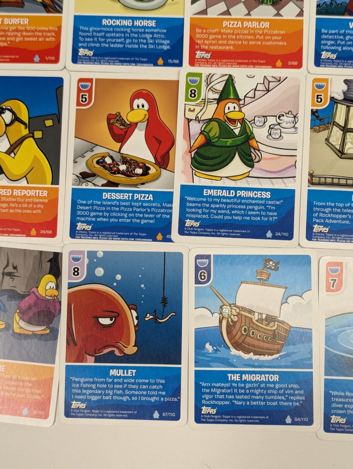 Topps Disney Club Penguin Card-Jitsu 70 Card Lot w/t Foil Cards, Poste Fandoms Treasure Topps Disney Club Penguin Card-Jitsu 70 Card Lot w/t Foil Cards, Poste Fandoms Treasure