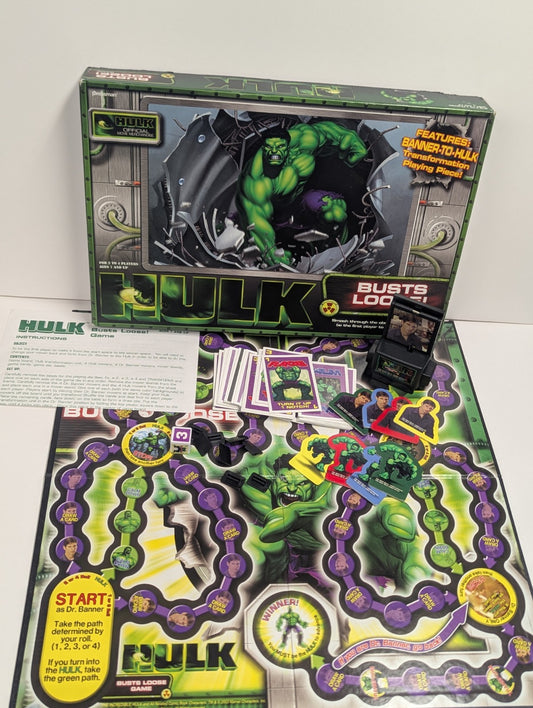 2003 Hulk Busts Loose Pressman Board Game Movie Complete
