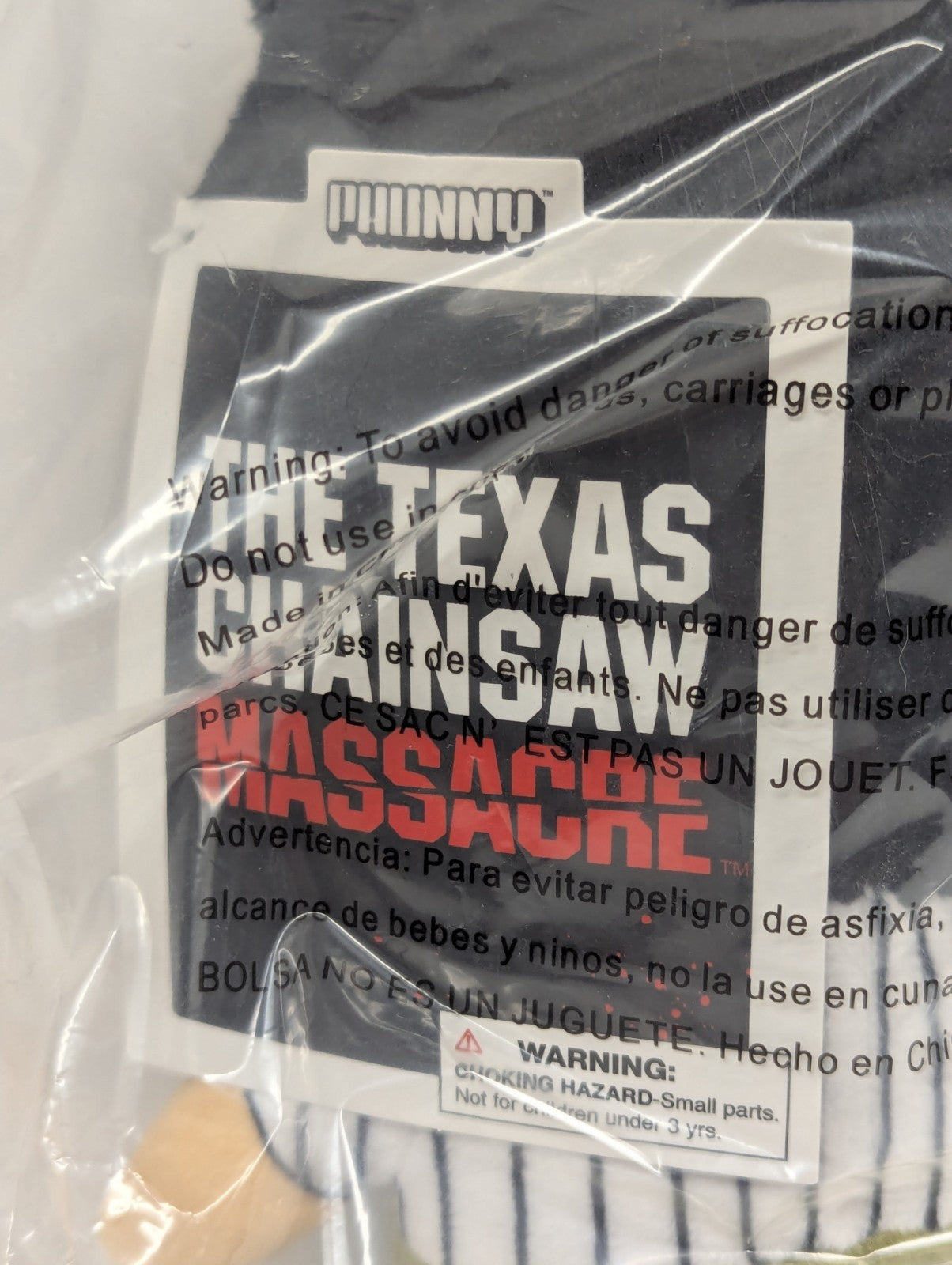 Texas Chainsaw Massacre 8" Plush Doll Leatherface by  Phunny KidRobot Sealed