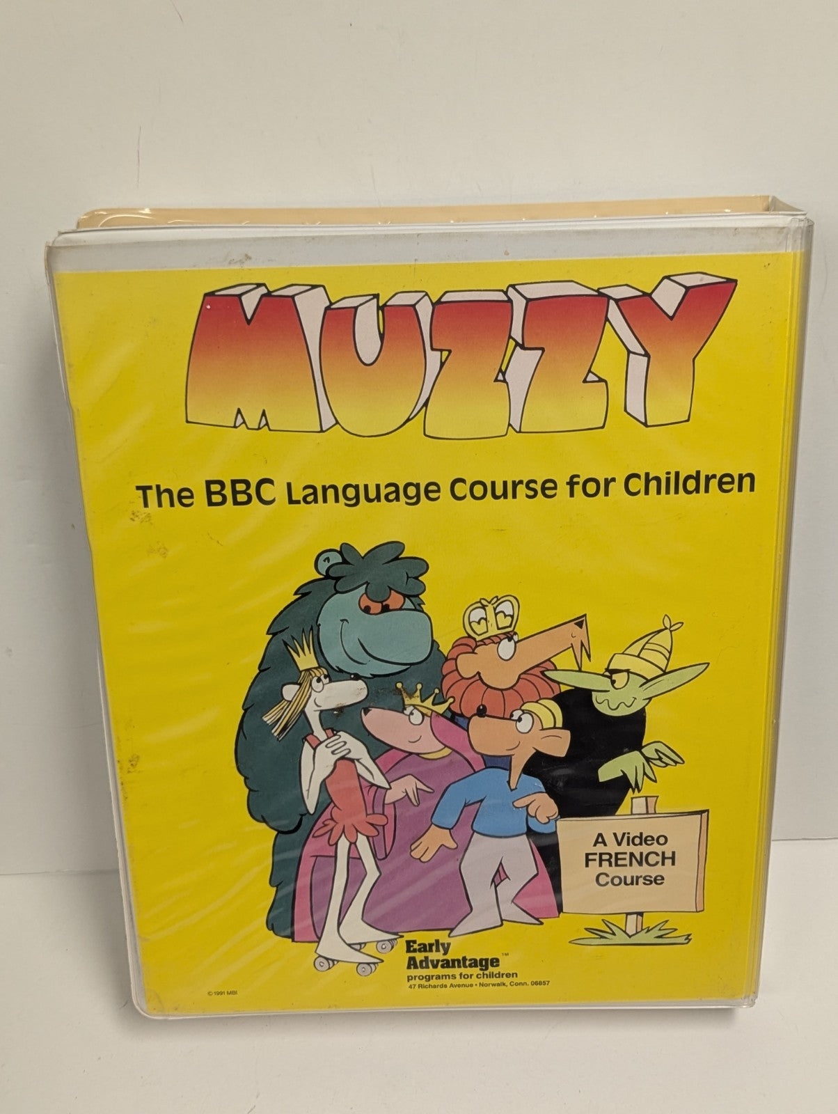 Vintage BBC Muzzy French Language Course for Children Level 1 VHS