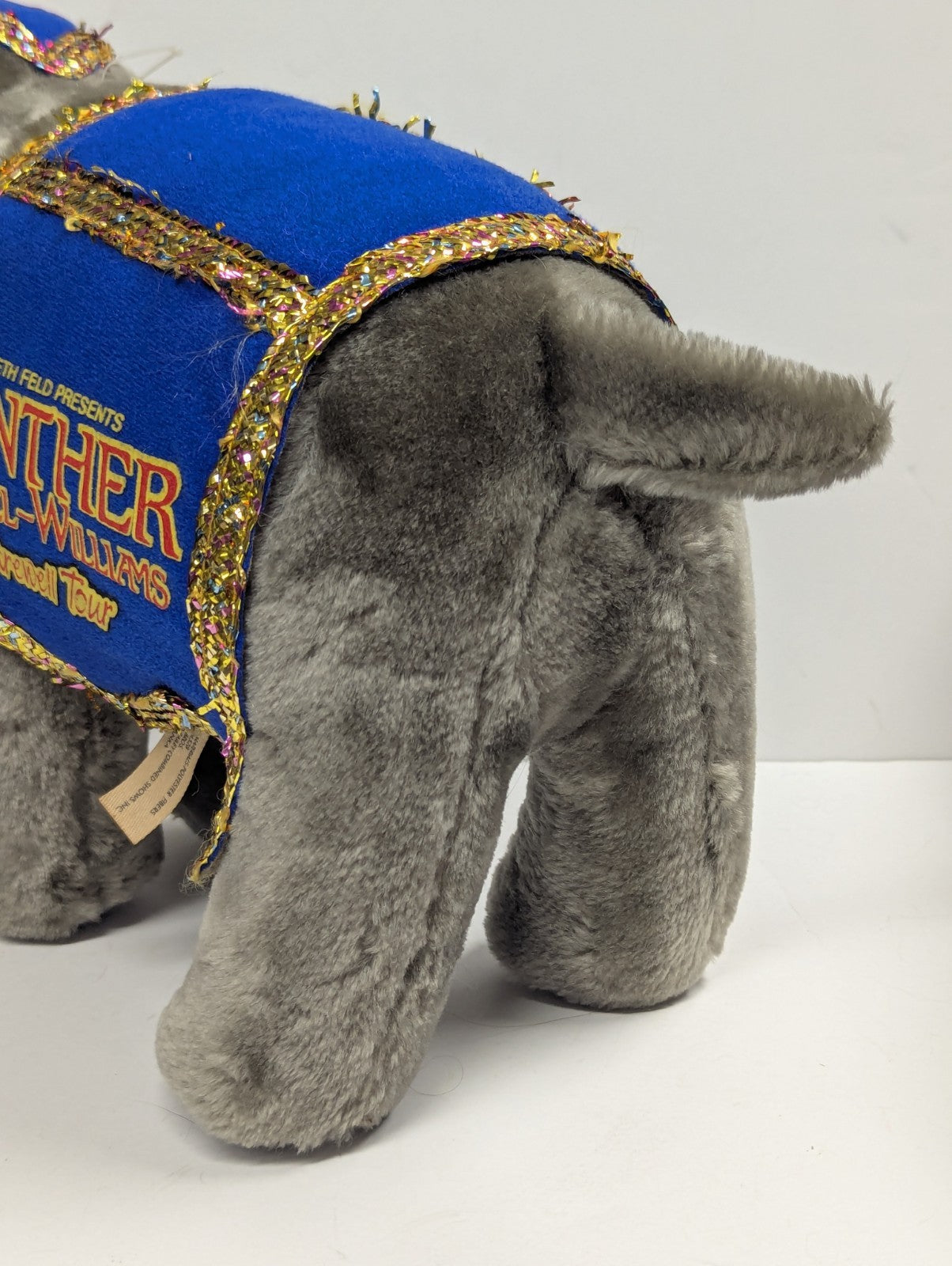 Ringling Bros Barnum & Bailey Circus  Gunther  Farewell Tour  16" Plush Elephant