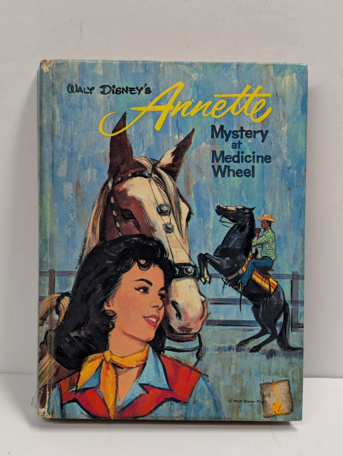 1964 Walt Disney's Annette Mystery at Medicine Wheel Hardcover Book