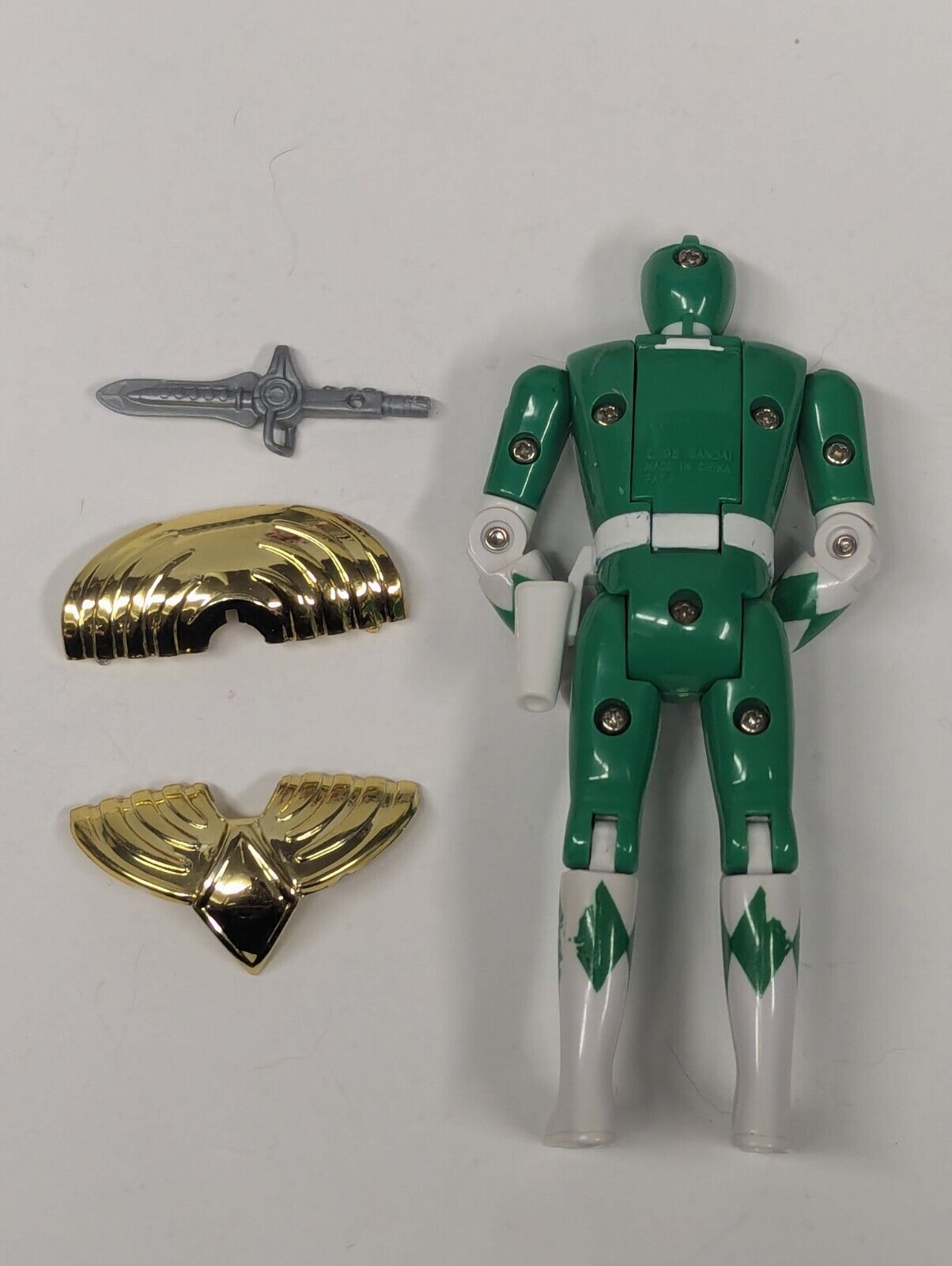 Vintage Bandai 1993 Mighty Morphin Power Rangers Flip Head Figures Lot of 6 