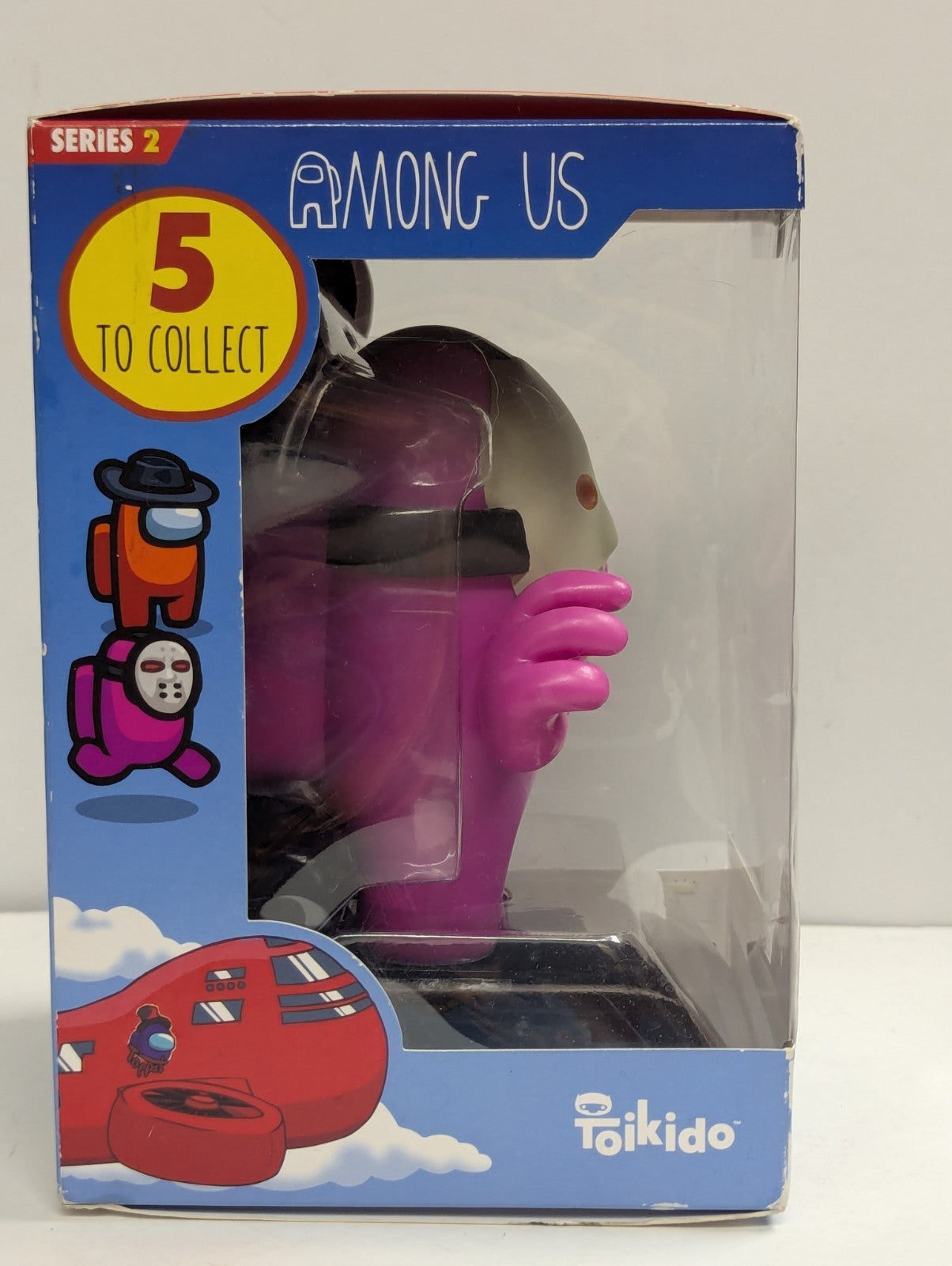 Among Us Series 2 Purple Crewmate Hockey Mask Collectible Figure 5"  ToiKido