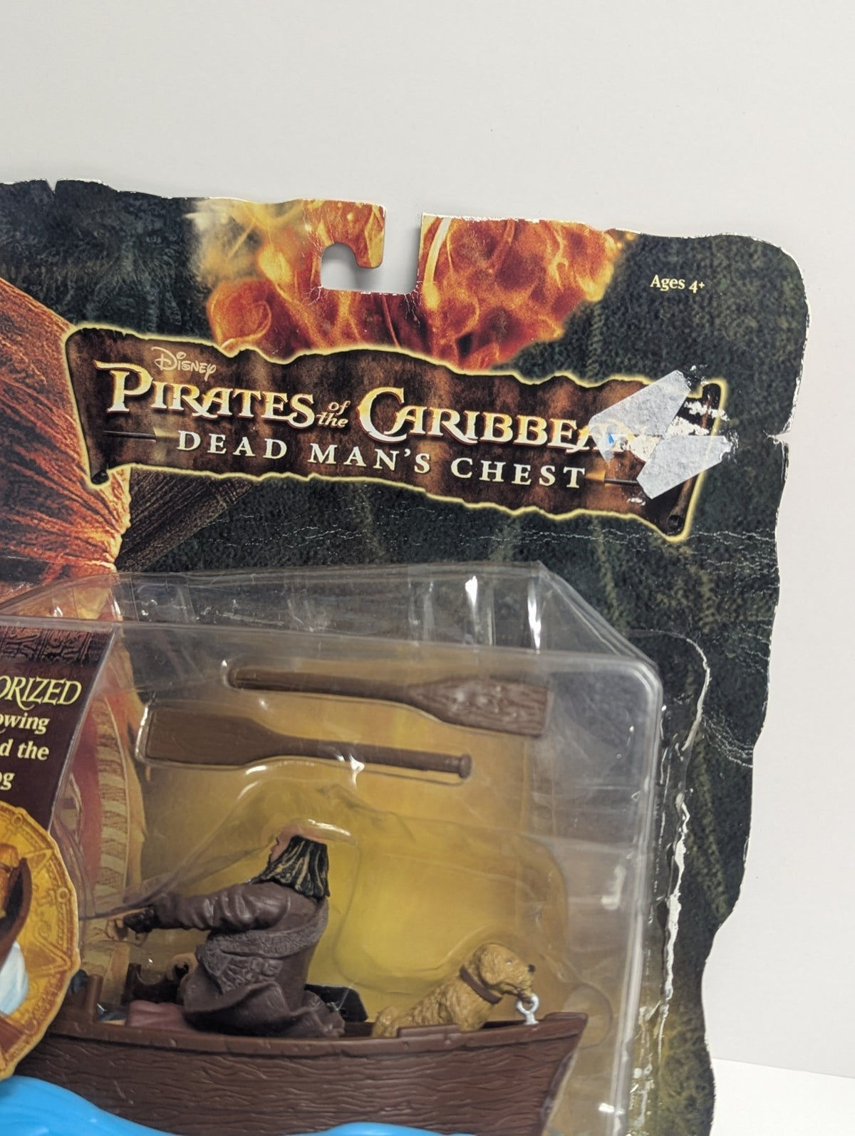Pirates of The Caribbean Dead Mans Chest Motorized Skiff Pintel Dog on Card
