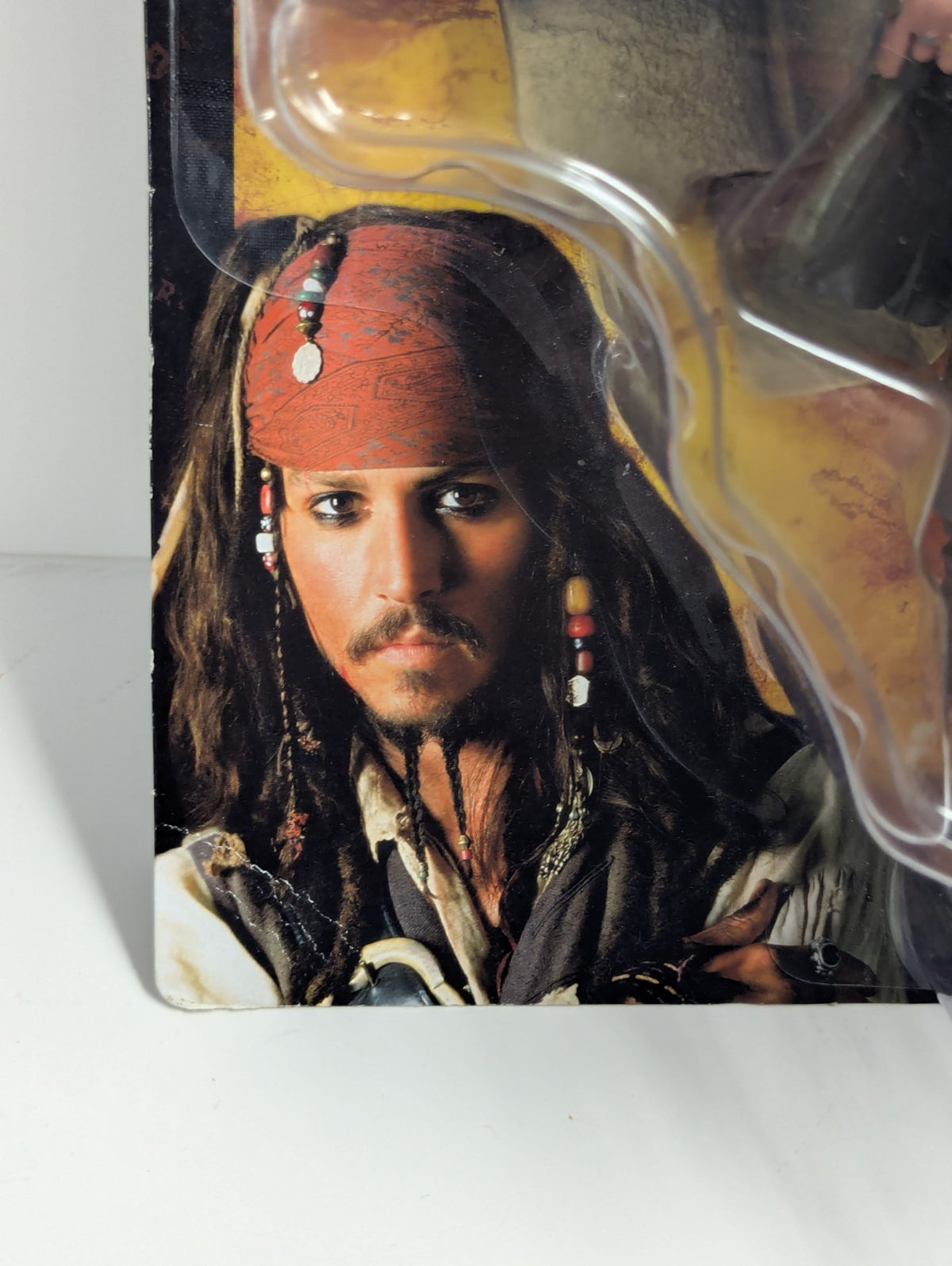 Disney Jack Sparrow Figure 7” Pirates Of The Caribbean On Card Disney Exclusive 