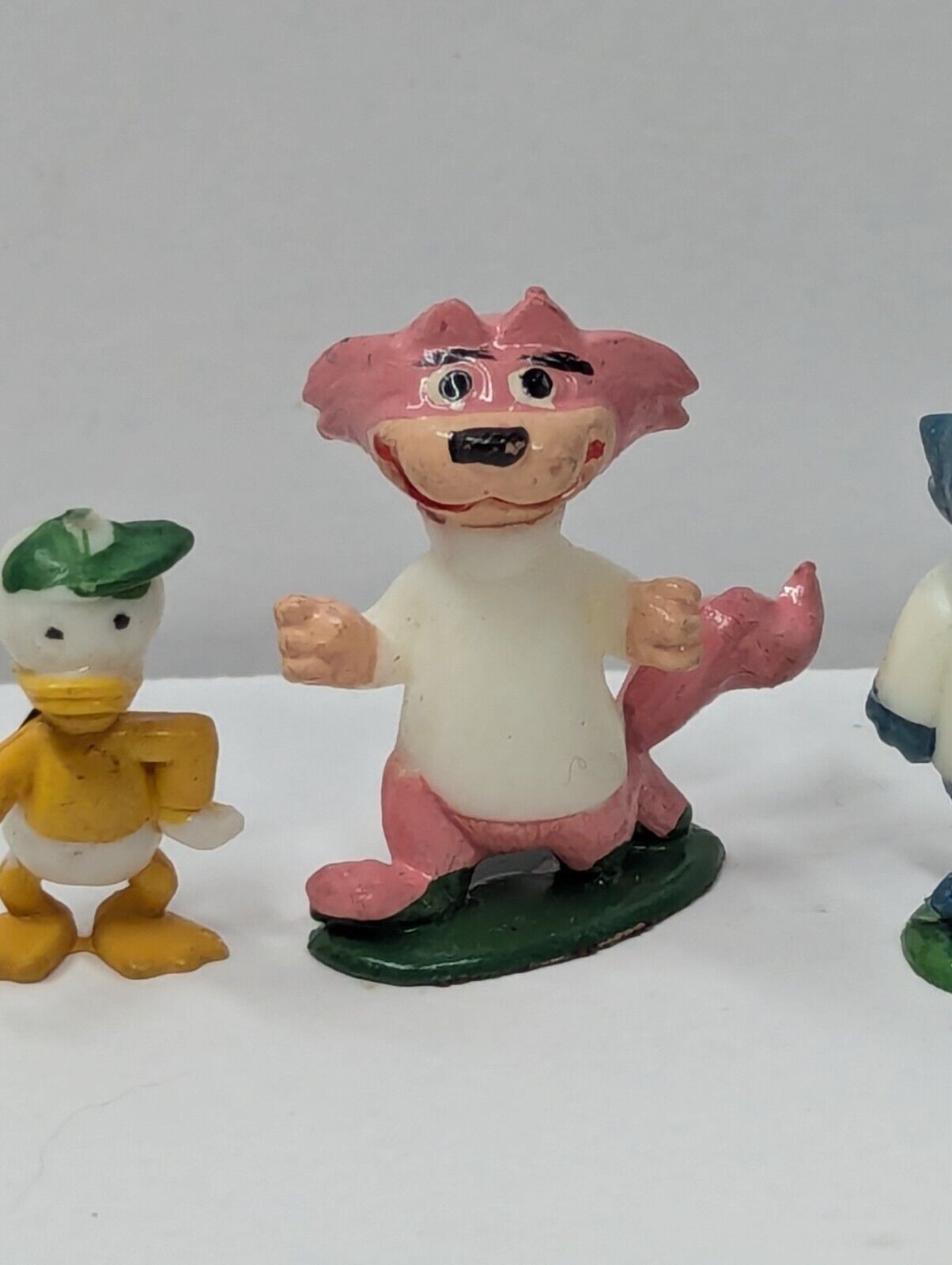 Vintage Marx TV Tinykins Top Cat & Disney Plastic Figures 1.5" LOT Of 7 