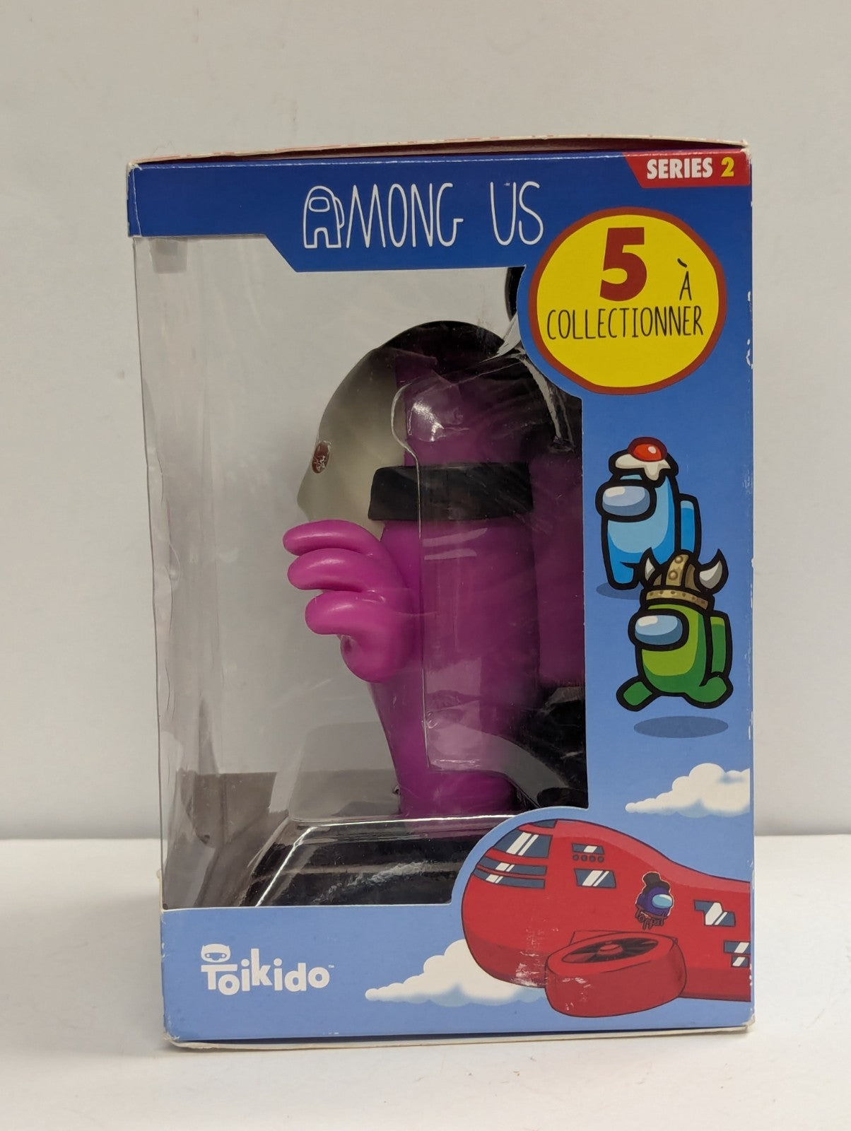 Among Us Series 2 Purple Crewmate Hockey Mask Collectible Figure 5"  ToiKido