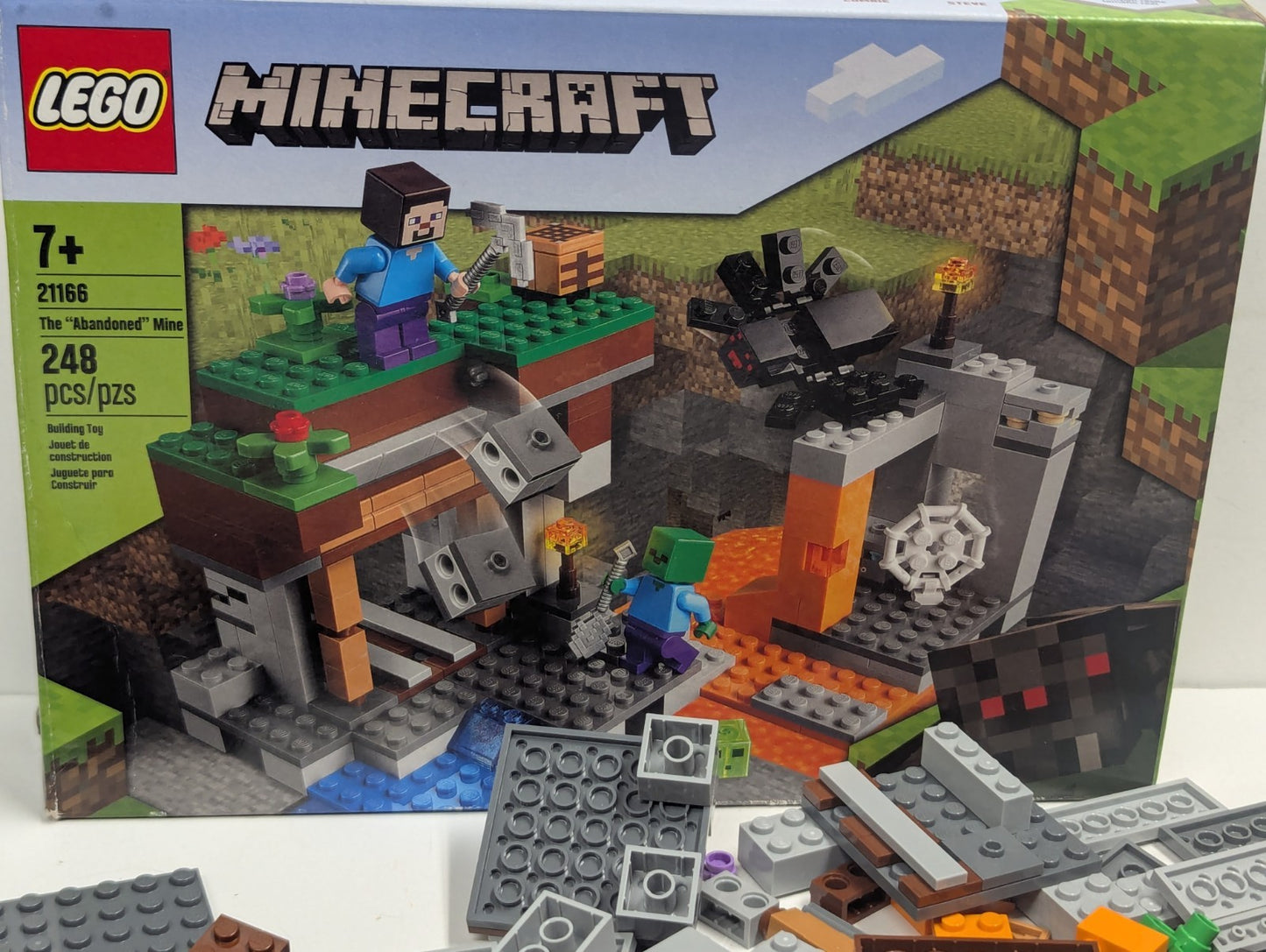 LEGO Minecraft: "The ""Abandoned"" Mine" (21166) Incomplete 