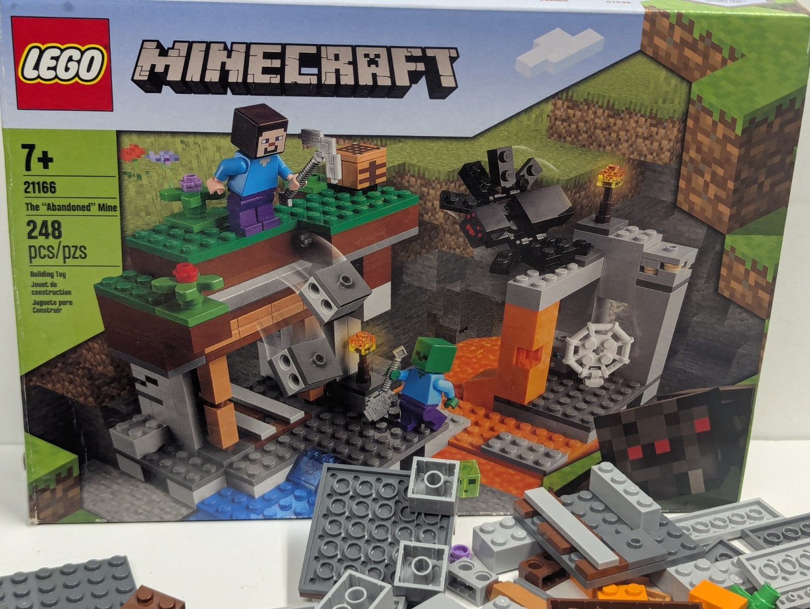 LEGO Minecraft: "The ""Abandoned"" Mine" (21166) Incomplete 