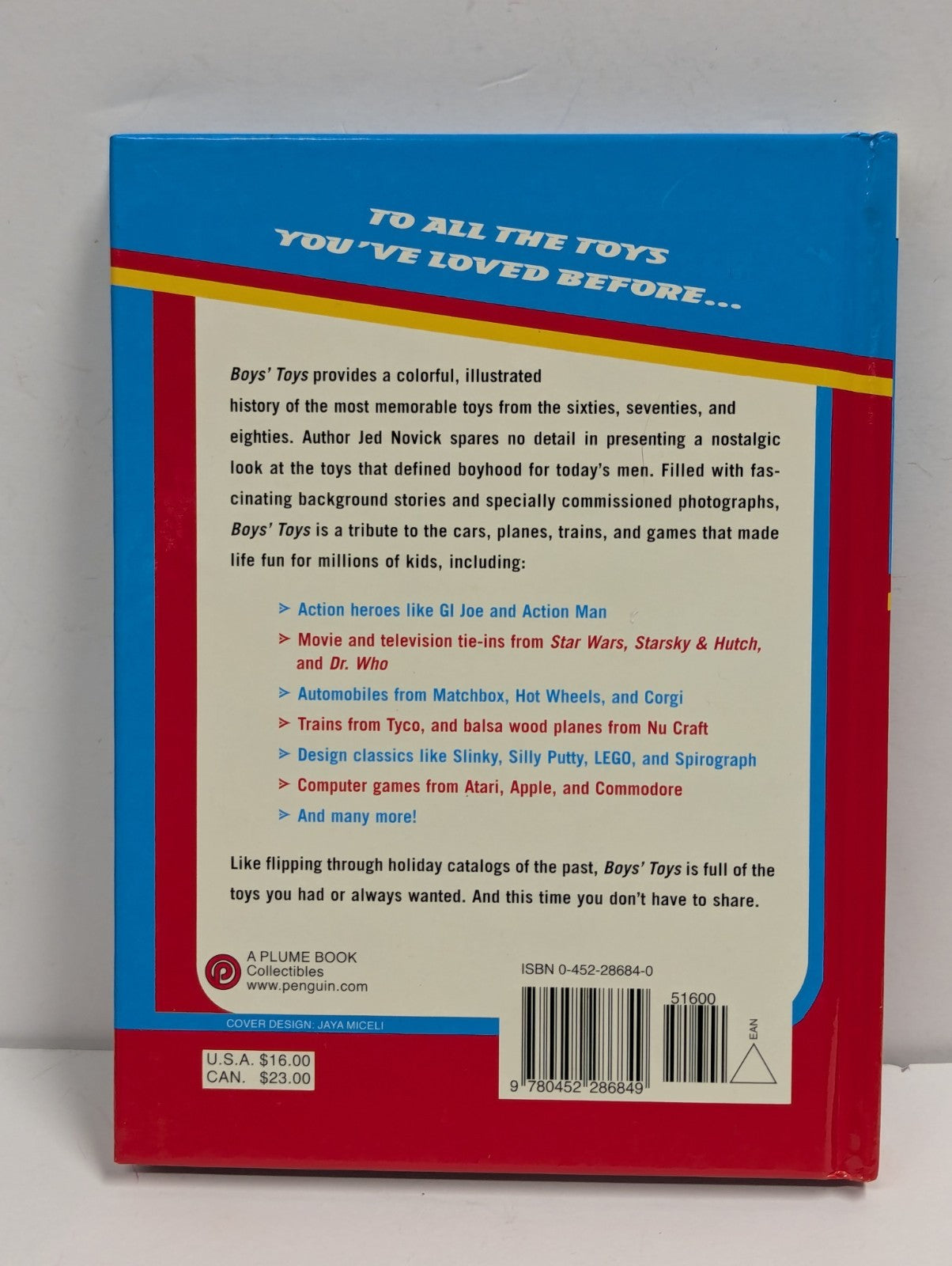 Boys Toys -By Jed Novick -An History of Toys that Pleased Boys of all Ages