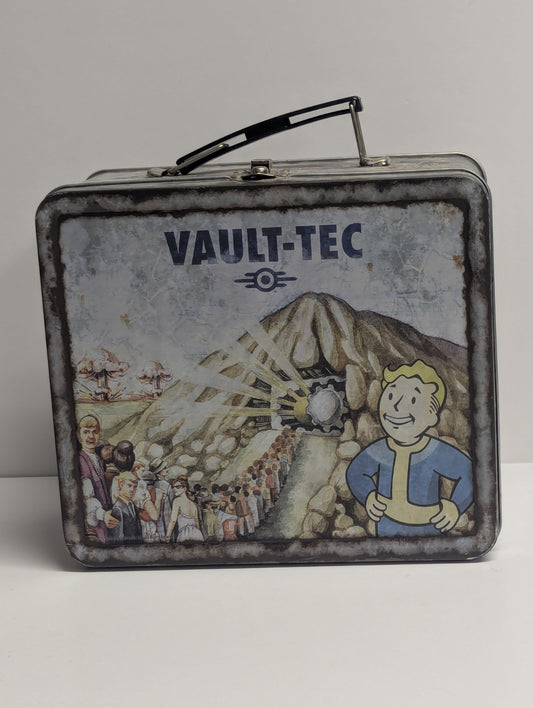 Fallout 3 Collectors Vault-Tec "Weathered" Tin Lunchbox Fanwraps No Contents