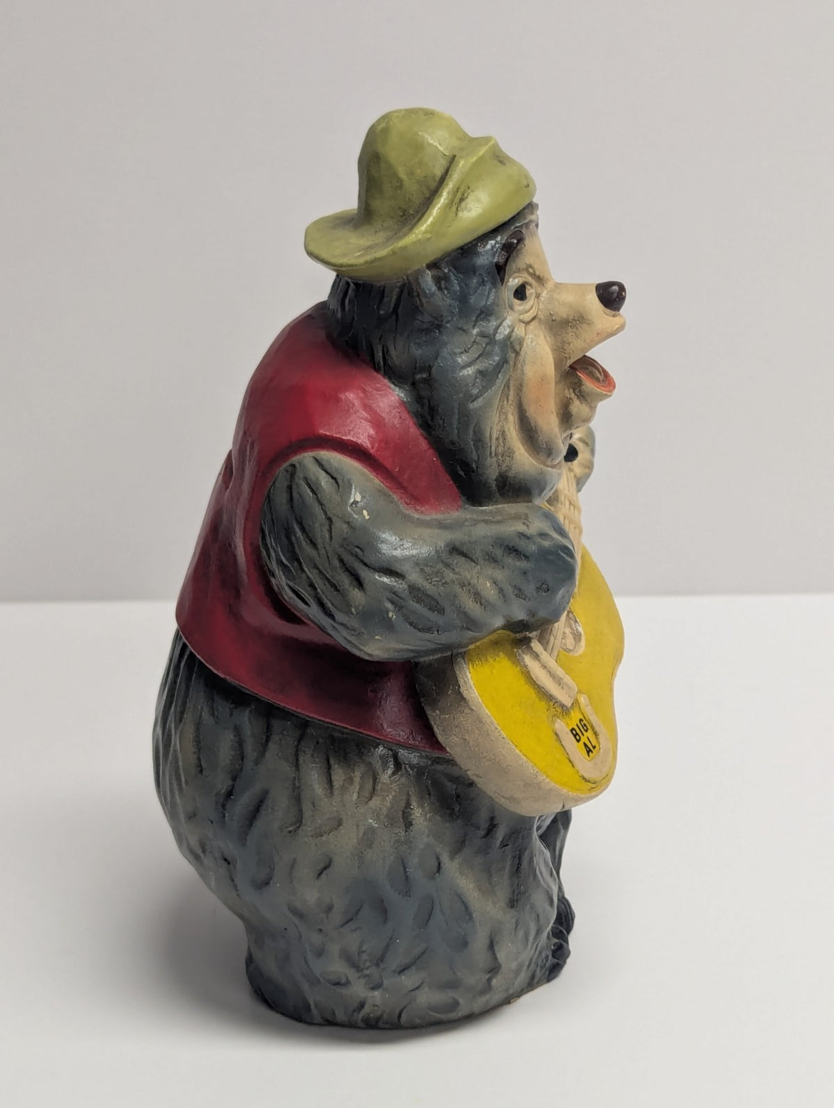 Vintage 1970's  Walt Disney's Big Al Country Bear Jamboree Ceramic Coin Bank