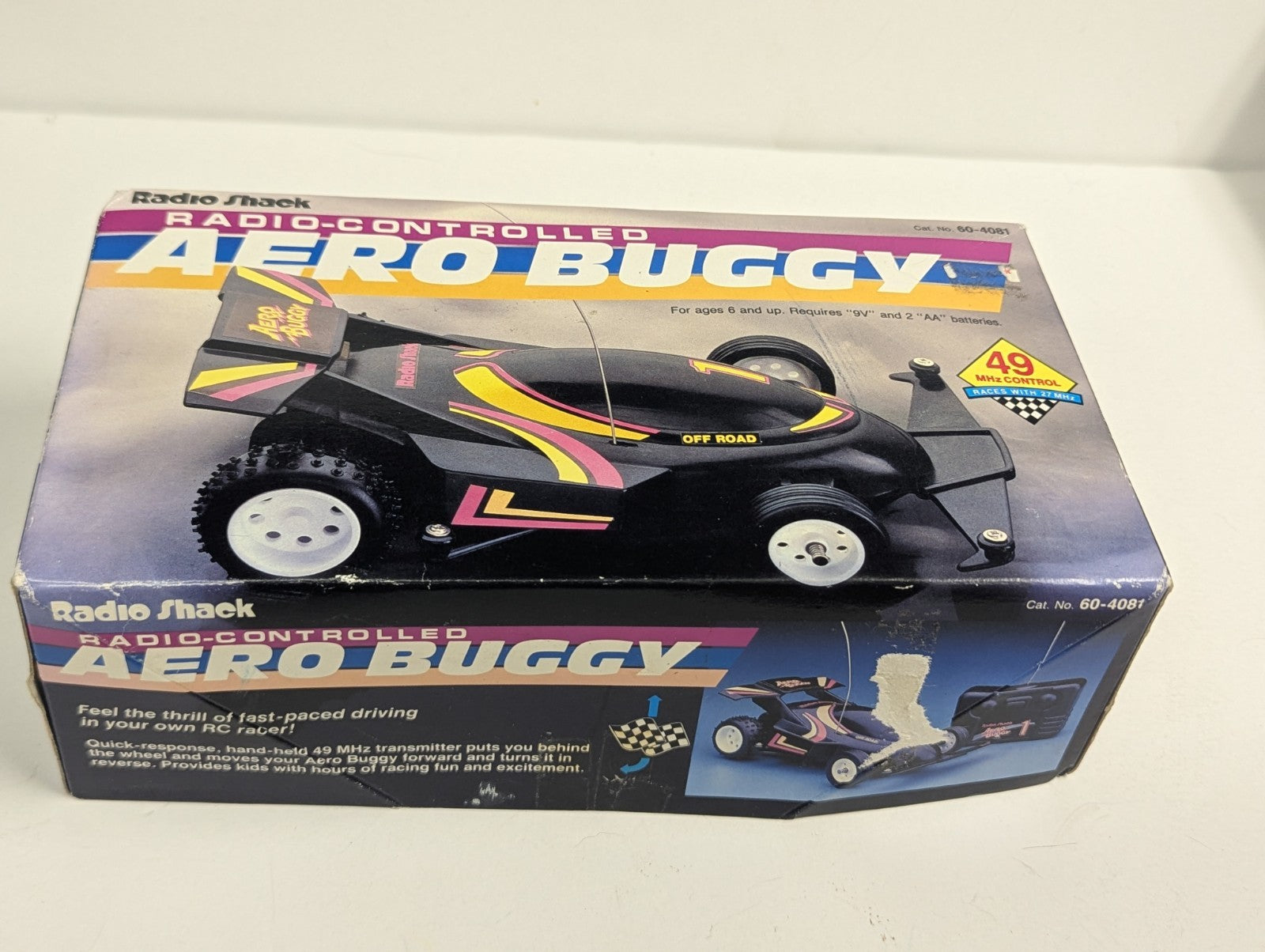 Vintage Radio Shack RC AERO BUGGY Complete In Box