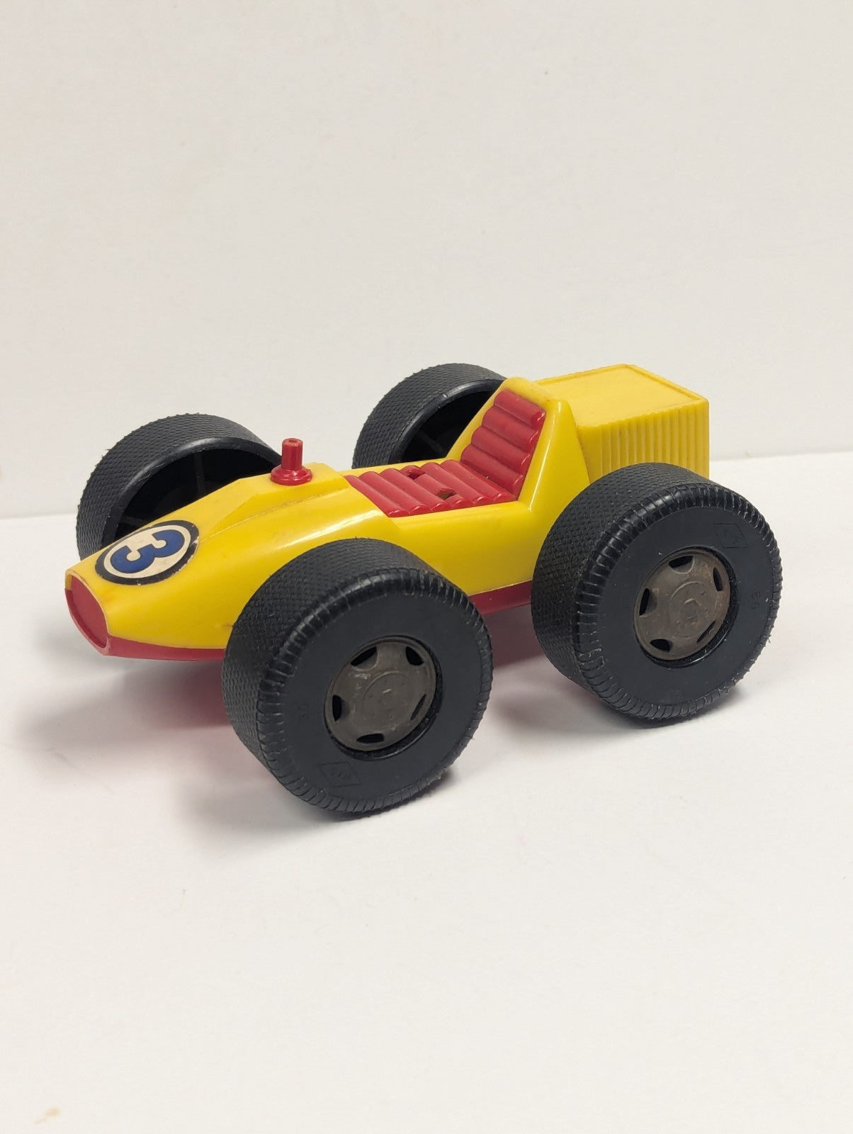 Vintage Disney Mickey Racing Car Friction Motor #3 Missing Items Made In Japan