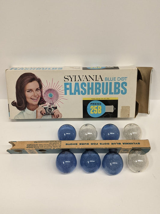 Sylvania Blue Dot Flashbulbs Press 25B Missing