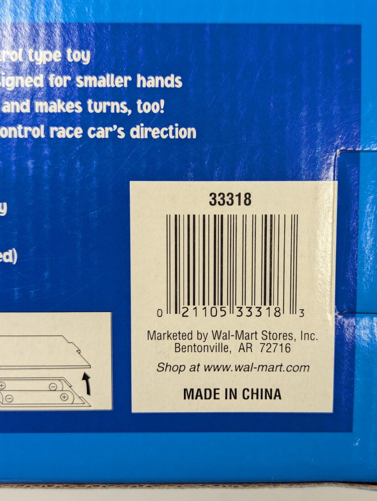 Kid Connection Remote Control Race Car In Box (Crushed Bubble) See Picturea