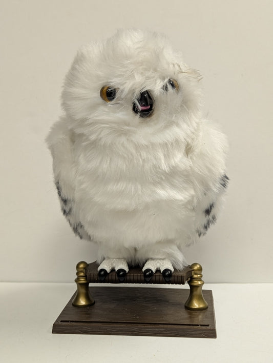 Harry Potter Enchanted Hedwig Interactive Snowy Owl With Stand No Accessories 