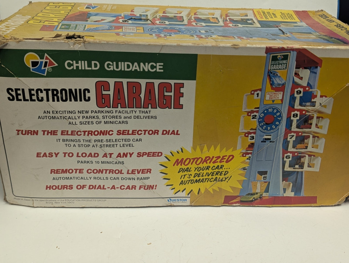 1971 Selectronic Garage Child Guidance For Mini Cars with ORIGINAL BOX RARE!!!!!