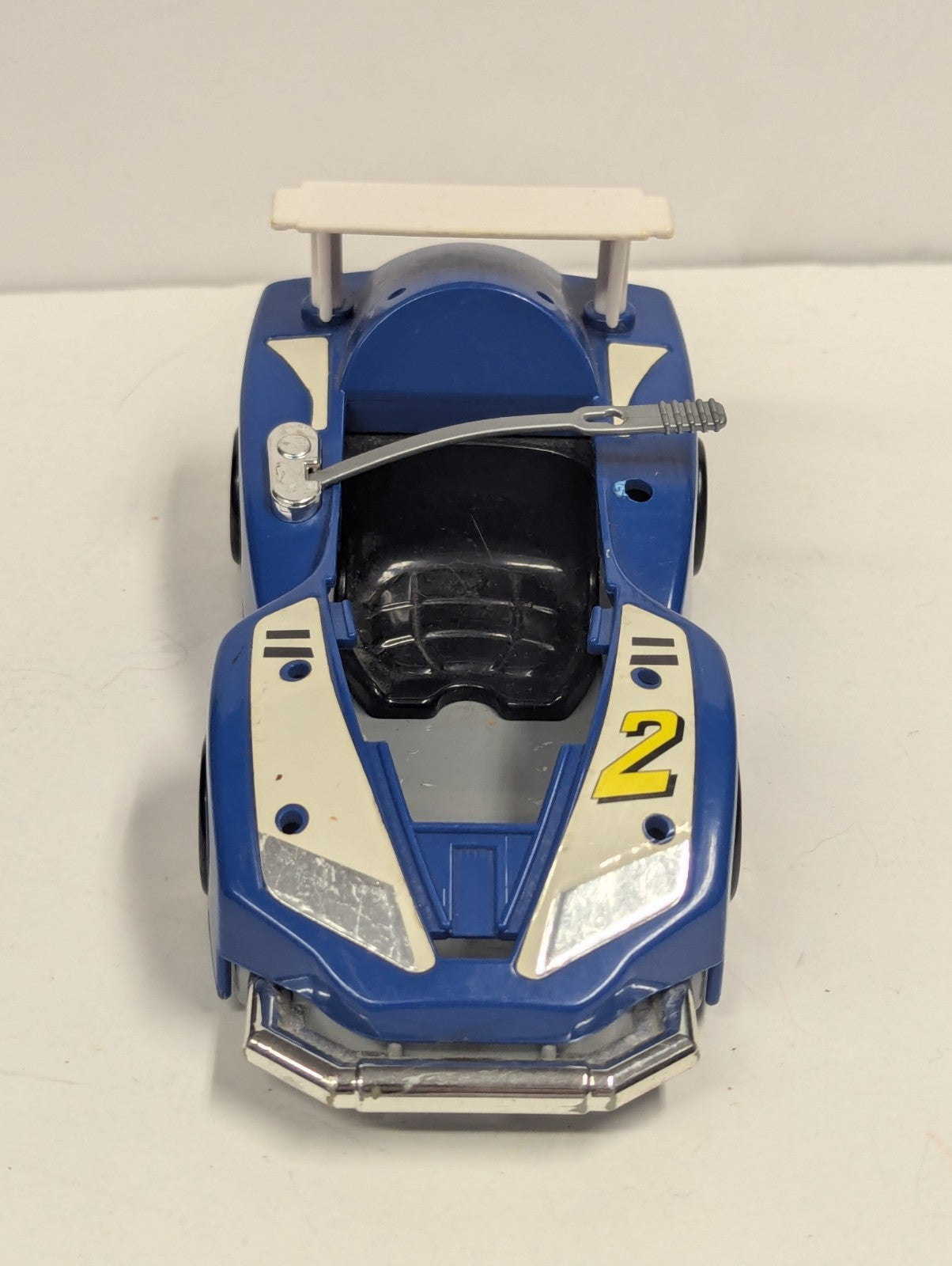 Vintage 1997 Power Rangers Turbo Rangers Blue Car & Blue Ranger