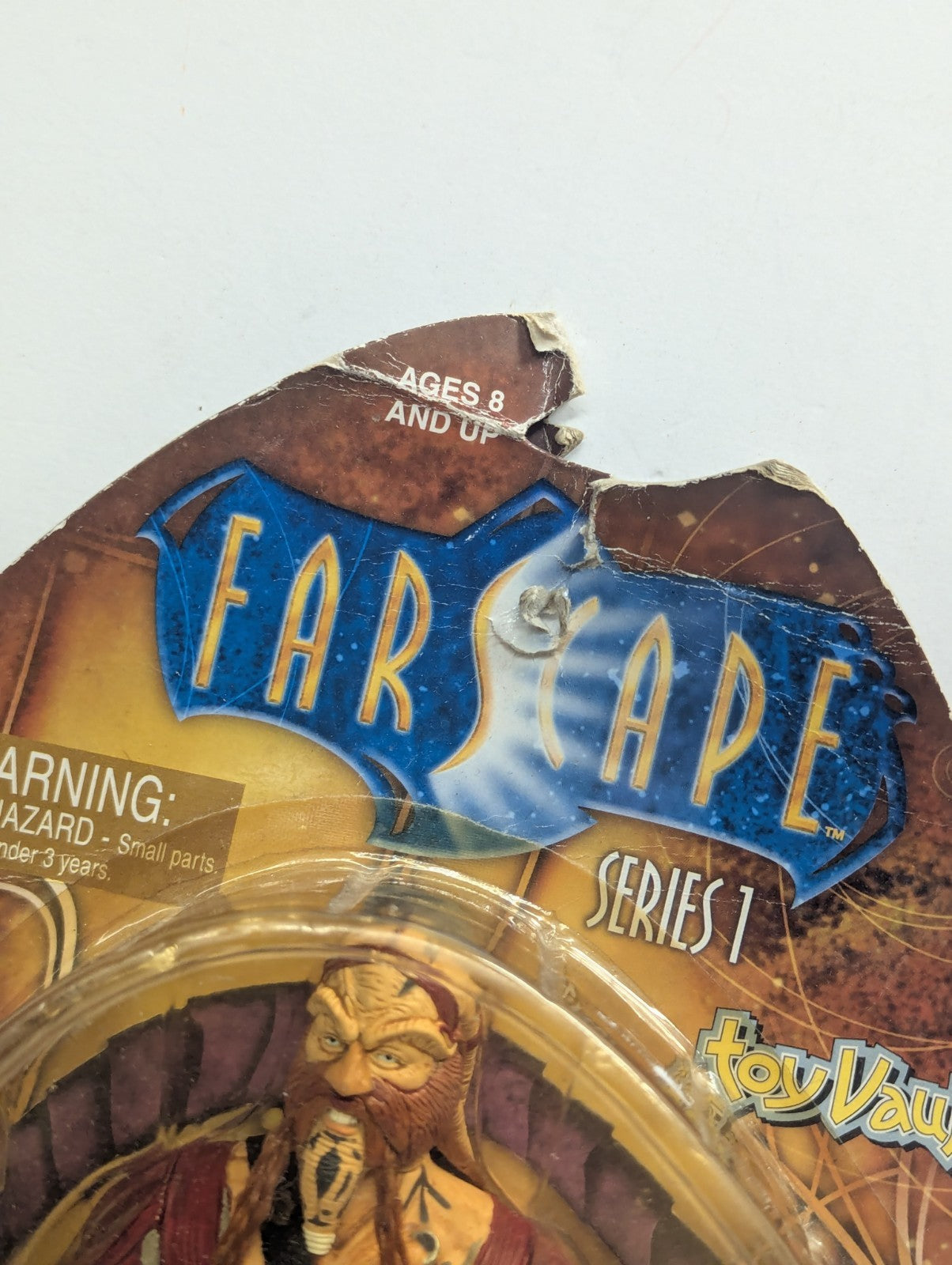 2000 Toy Vault Farscape Series 1 D'argo Figure In Card