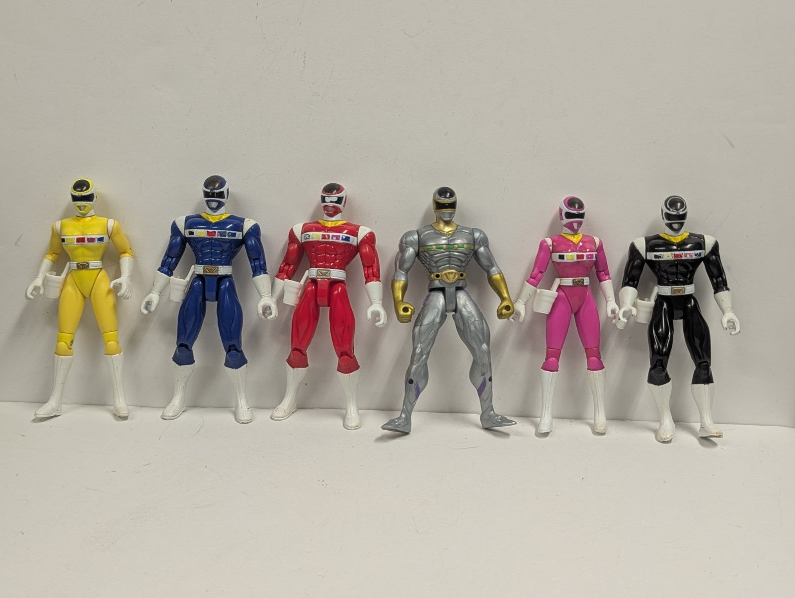 1997 Power Rangers In Space Set of 6 Figures