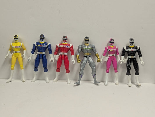 1997 Power Rangers In Space Set of 6 Figures
