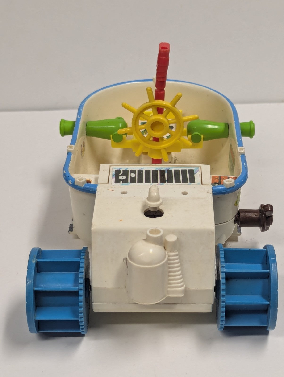 1991 Vintage Teenage Mutant Ninja Turtles TMNT Leo's Jolly Tub Boat Incomplete
