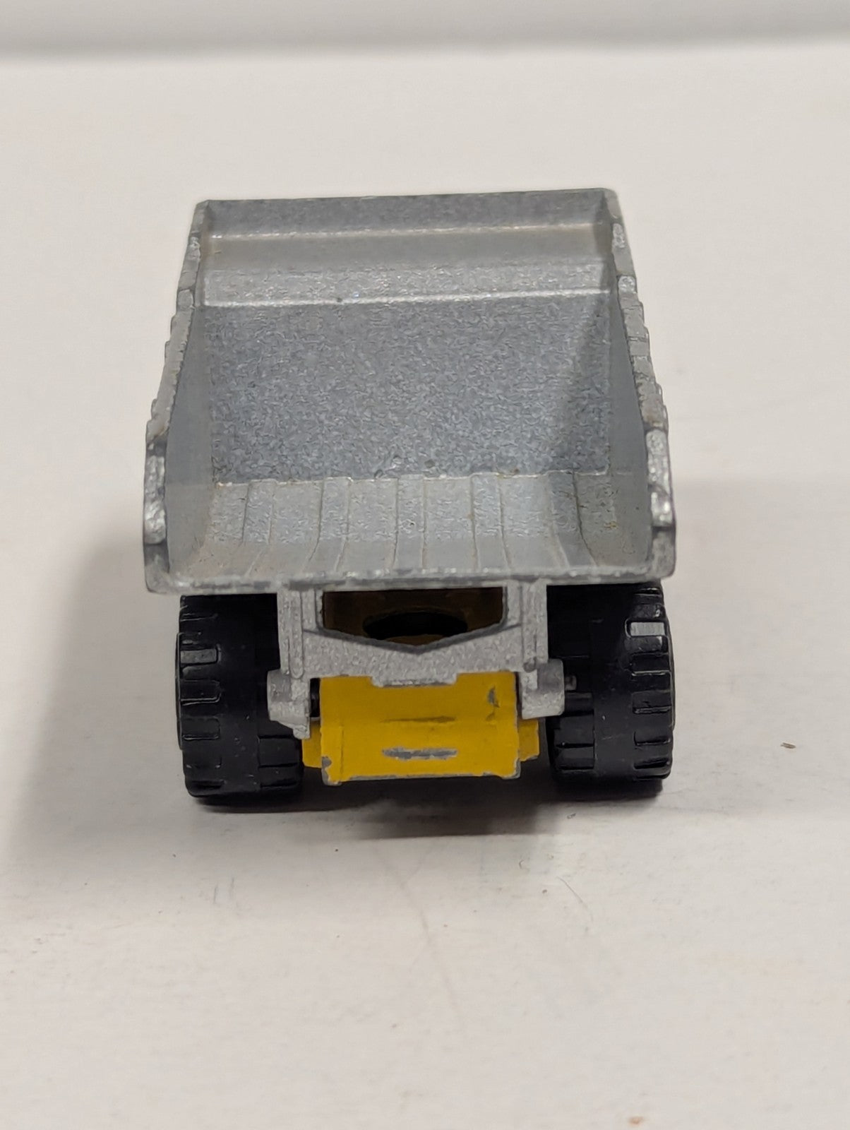Majorette No. 274 Benne Carriere Dump Truck Yellow & Silver  ECH 1/100 Die Cast