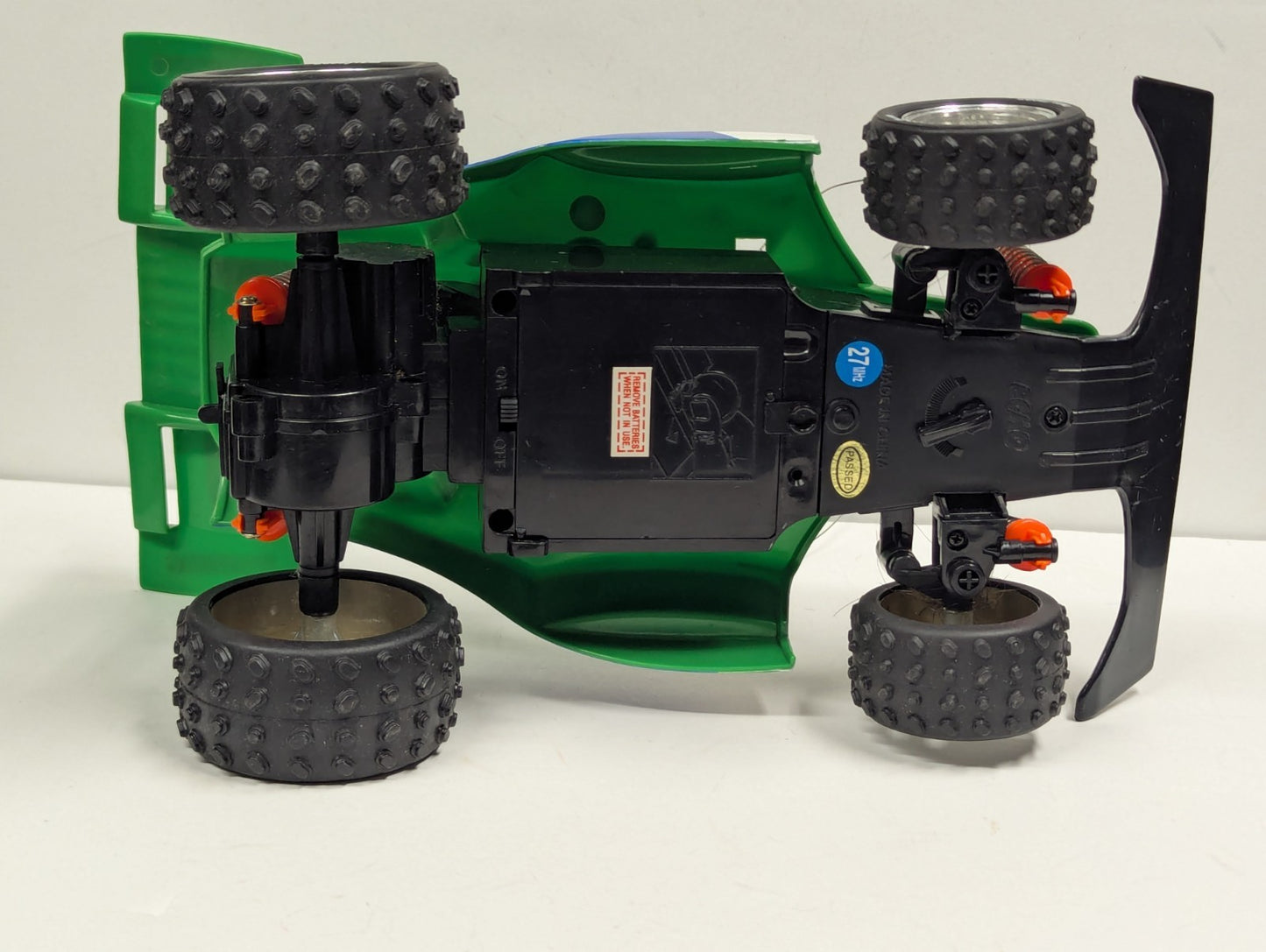 ECHO Green Dash Hopper X-6 Turbo R/C Car Buggy Untested & No Remote