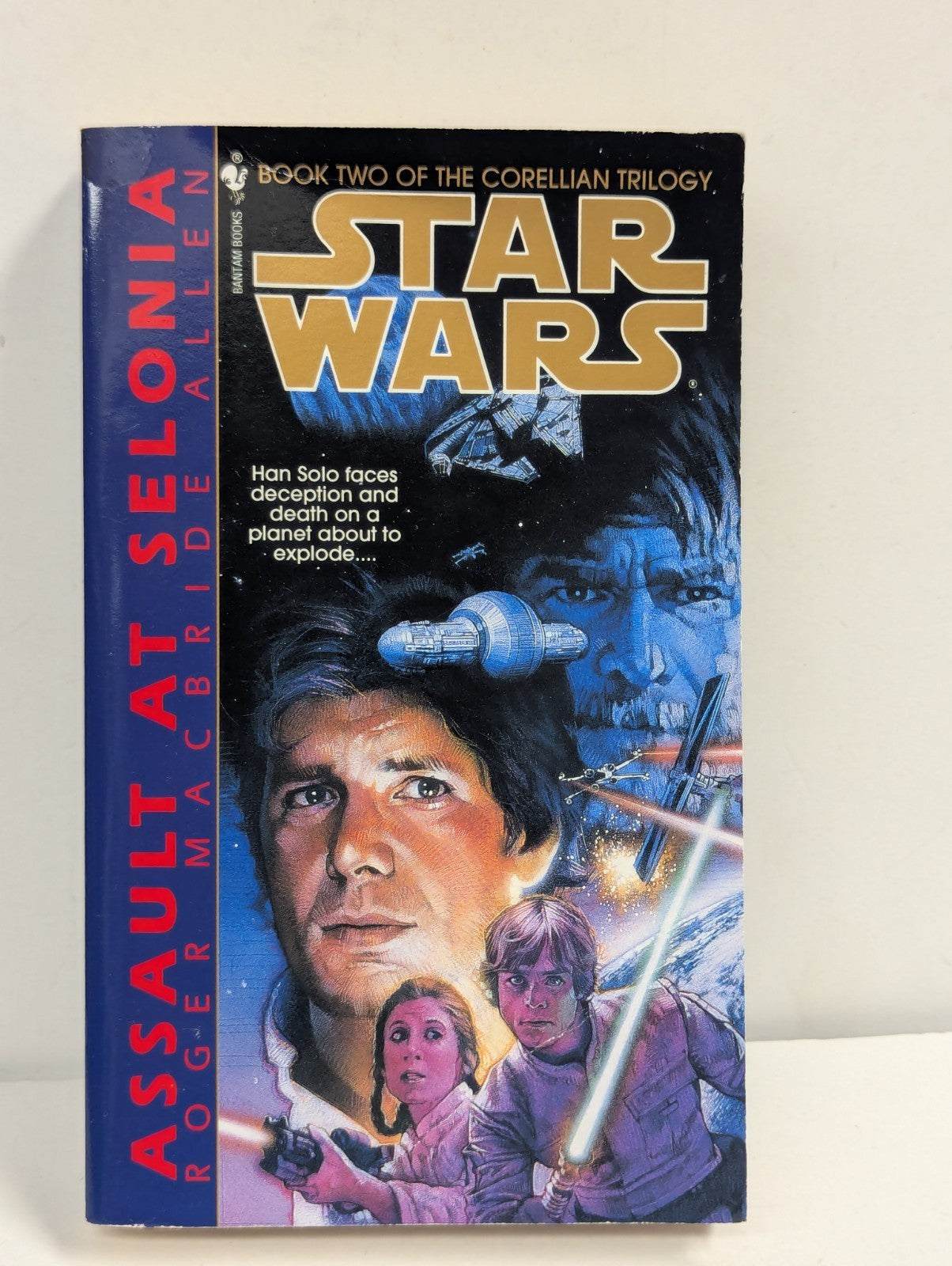 Star Wars Assault At Selonia Paperback 1995 Roger Macbride Allen - Book