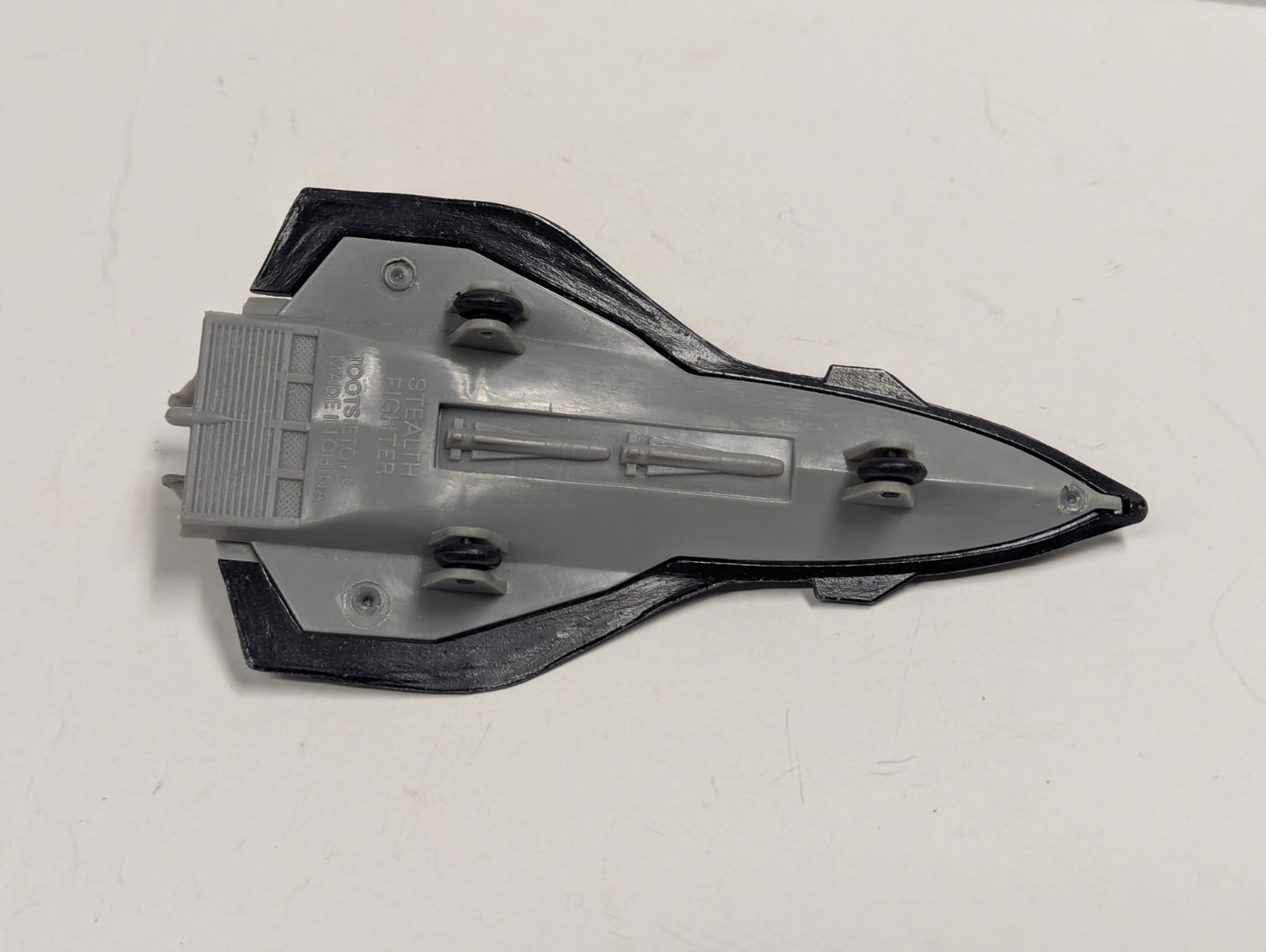 Vintage 1987 Diecast, Metal Tootsie Toy Stealth Fighter 5.75" Plane