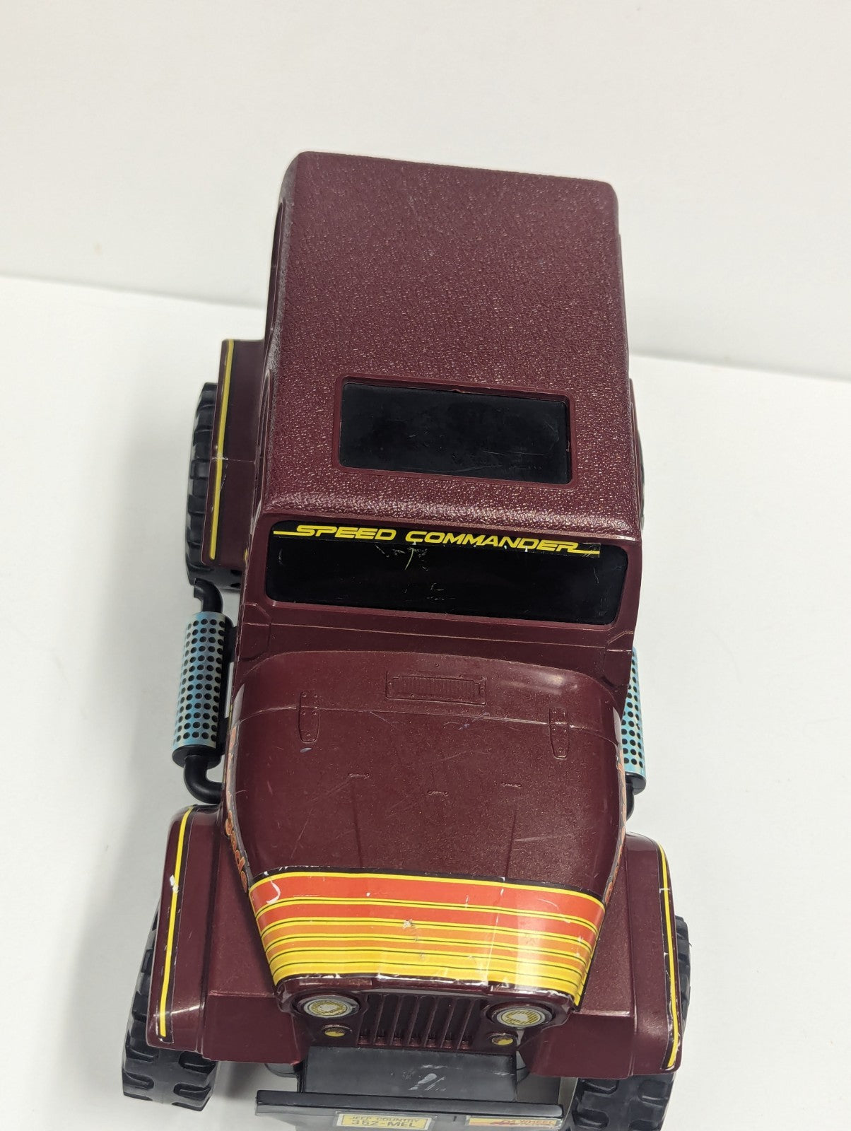 Vintage 1984 Fisher Price Jeep Renegade Speed Commander No Remote Untested