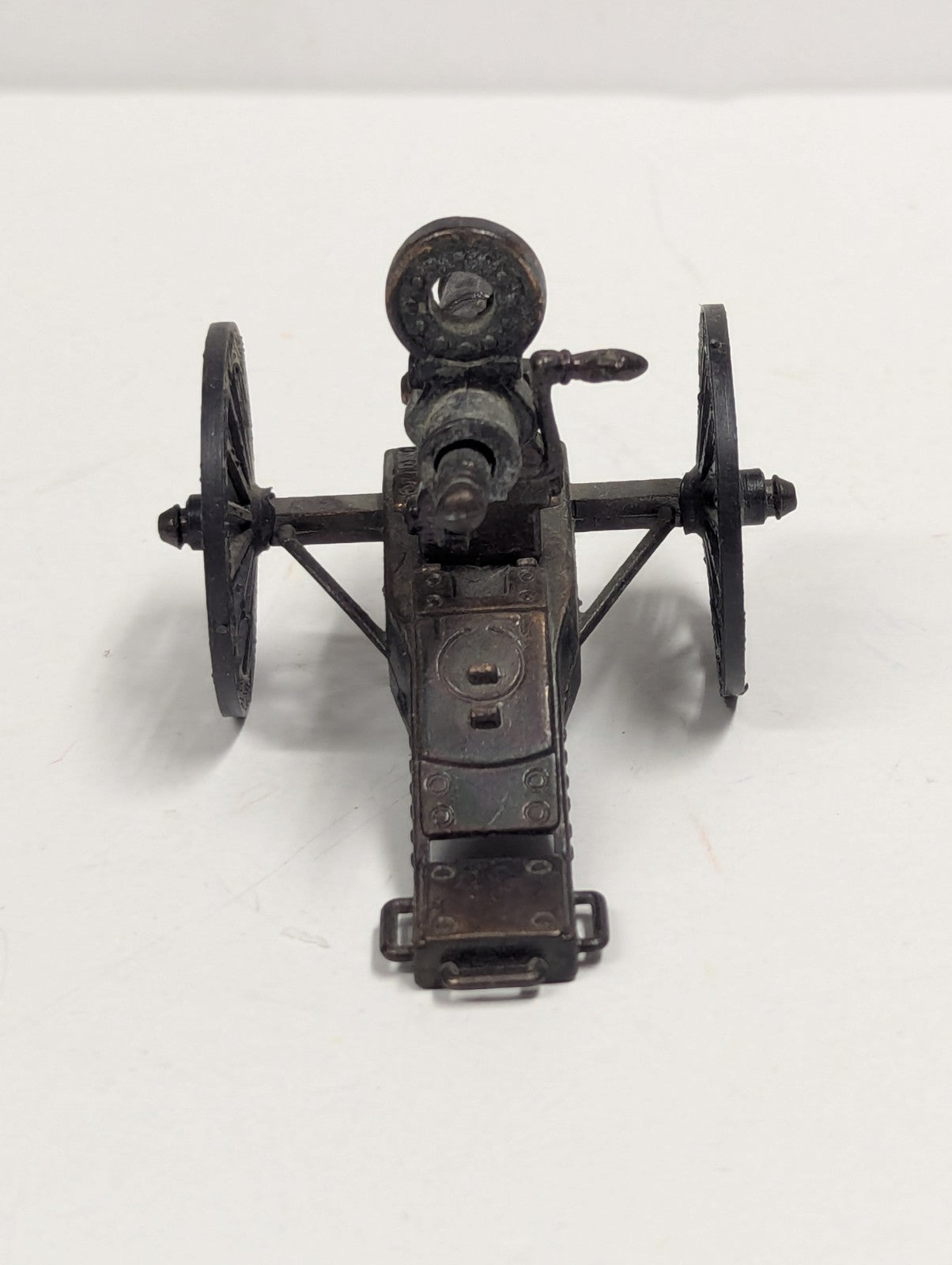 Vintage Cannon Antique Finish Die-Cast Miniature Pencil Sharpener Loose #9305